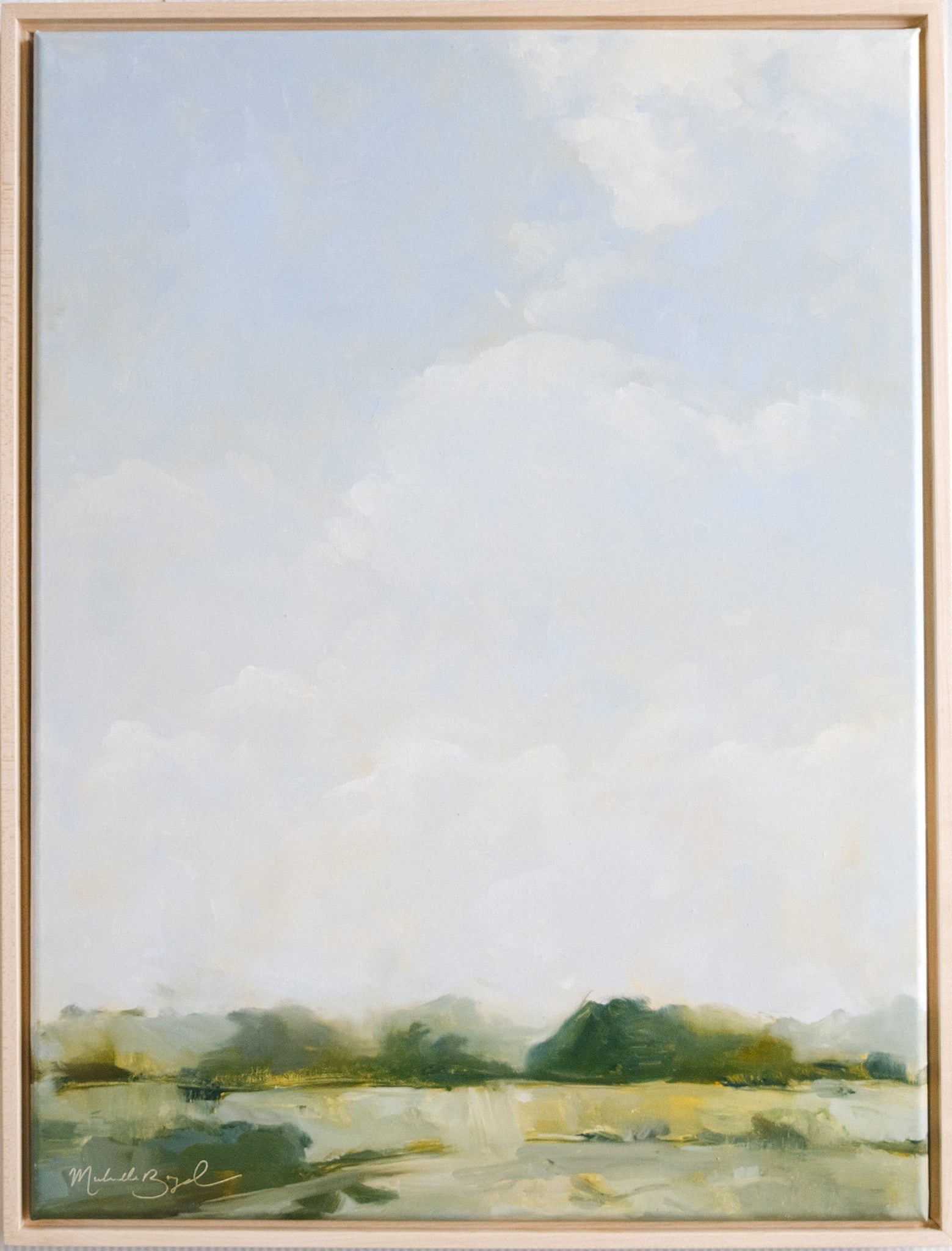 Being Patient - 18x24" Oil on Canvas - Framed