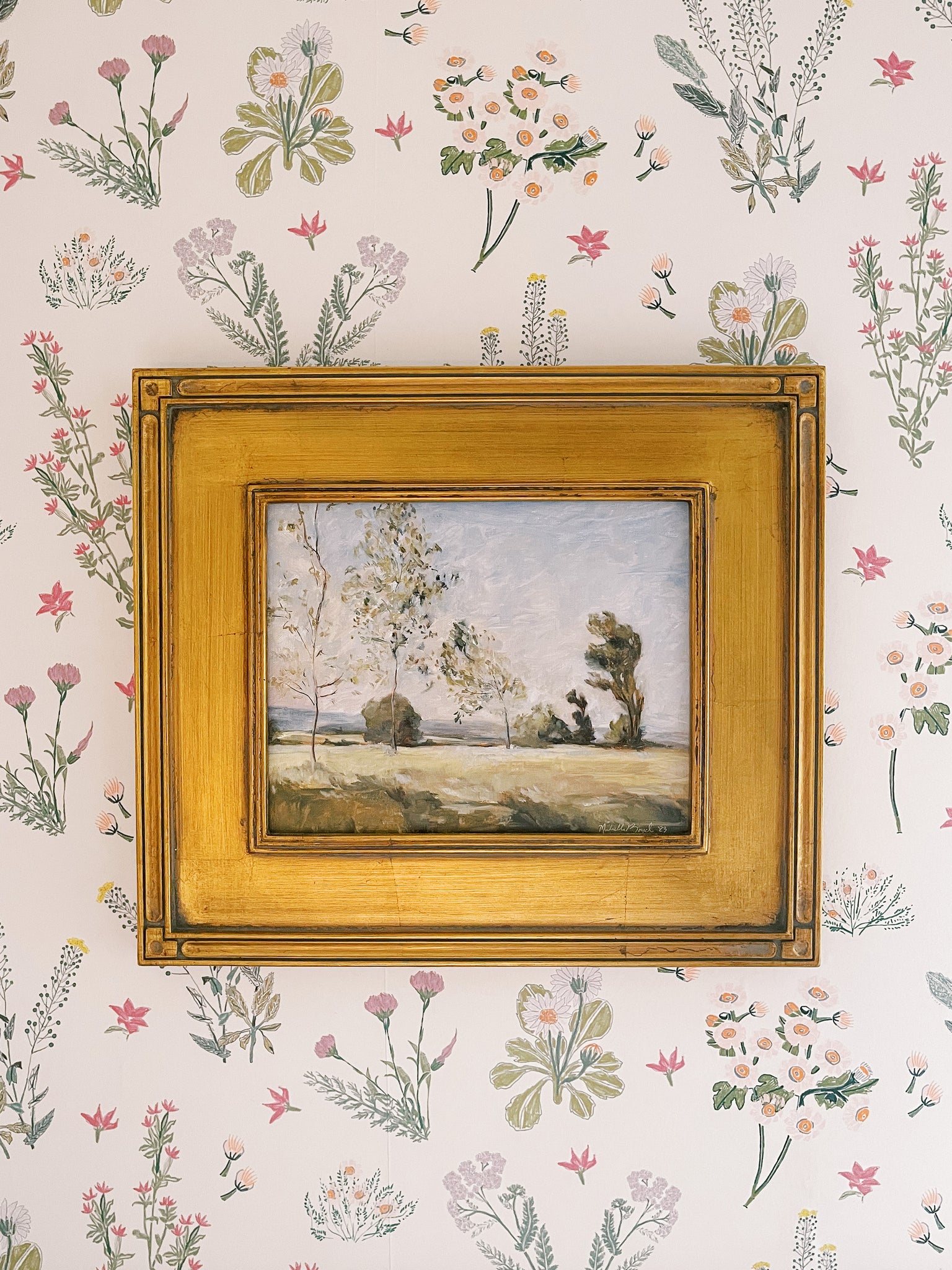 Master Copy of Monet's "Meadow at Bezons"