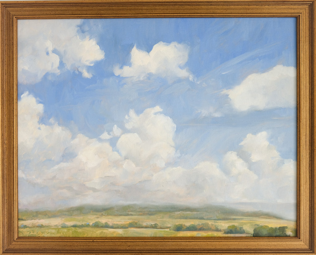 Blue Skies- 11x14" Oil on Panel - Framed