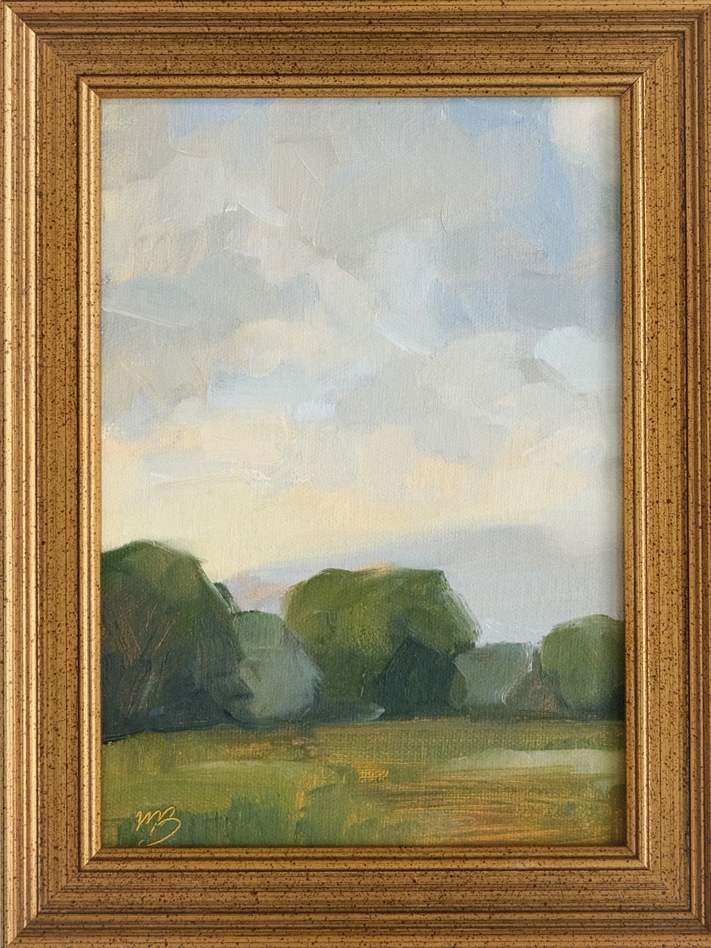 Apricot Haze - 5x7" Oil on Panel - Framed