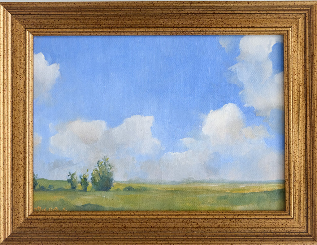 I-10 But Make It Pretty - 5x7" Oil on Panel - Framed