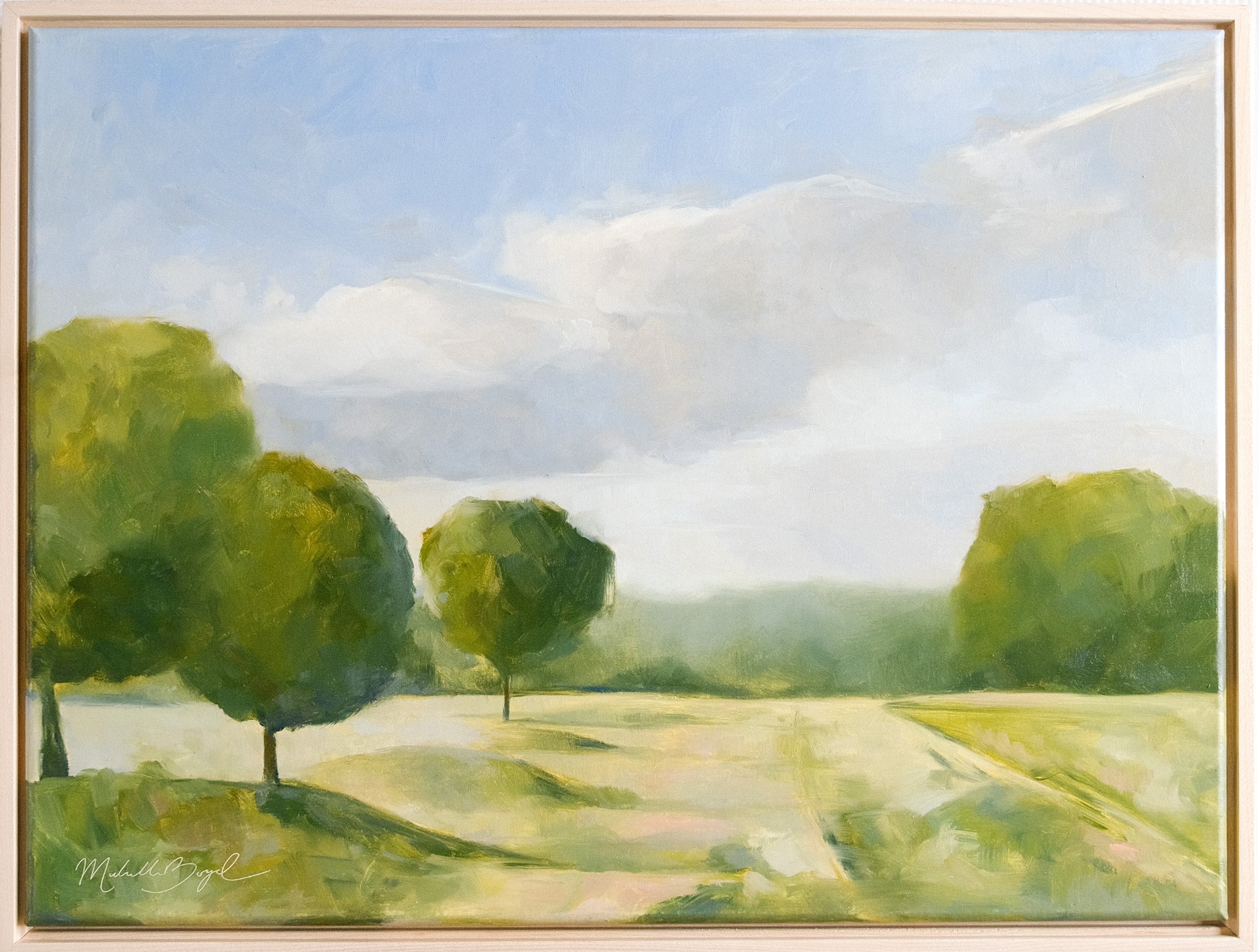 Walk, Skip, or Dance - 18x24" Oil on Canvas - Framed
