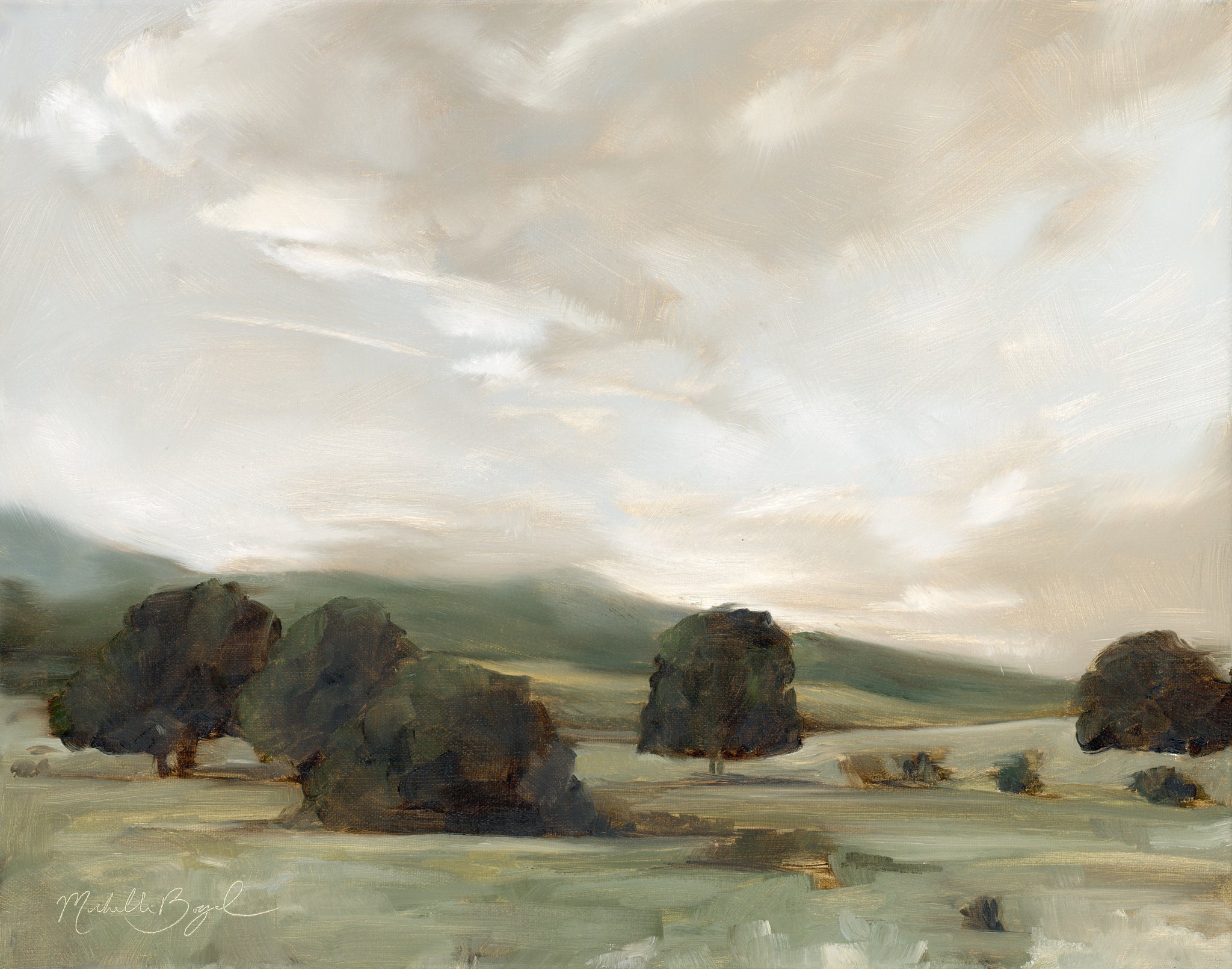 Green Splendor - 11x14" Oil on Linen