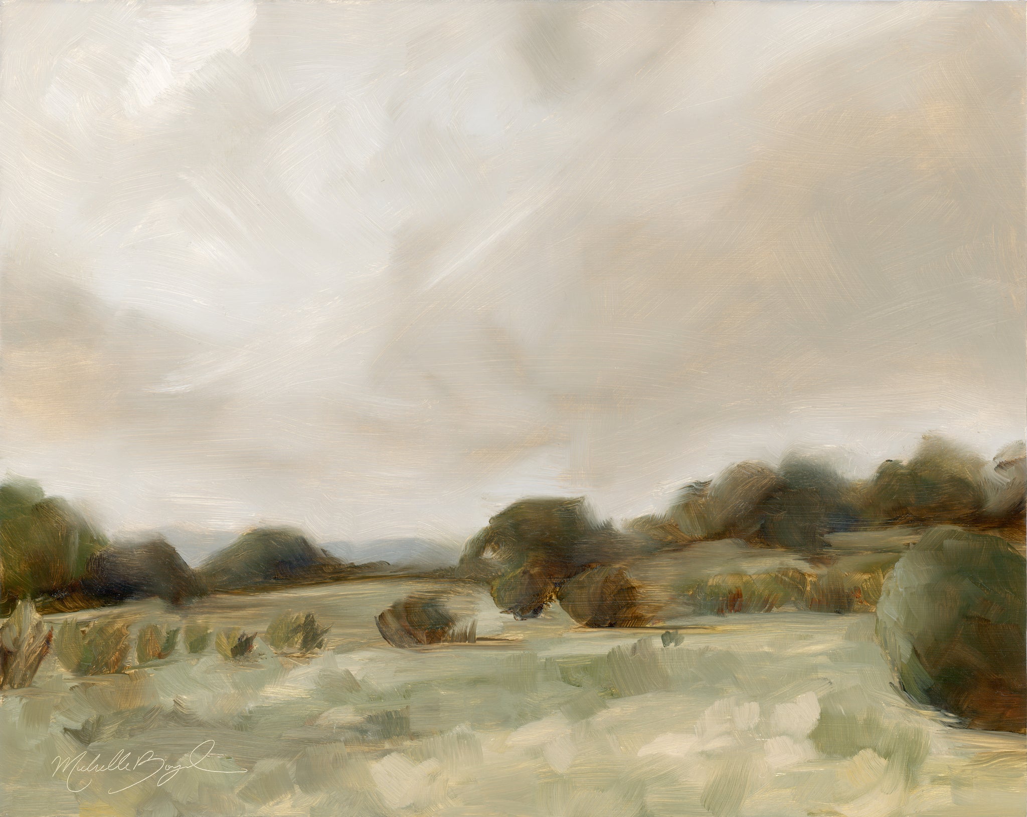 Getting the Mail - 11x14" Oil on Panel