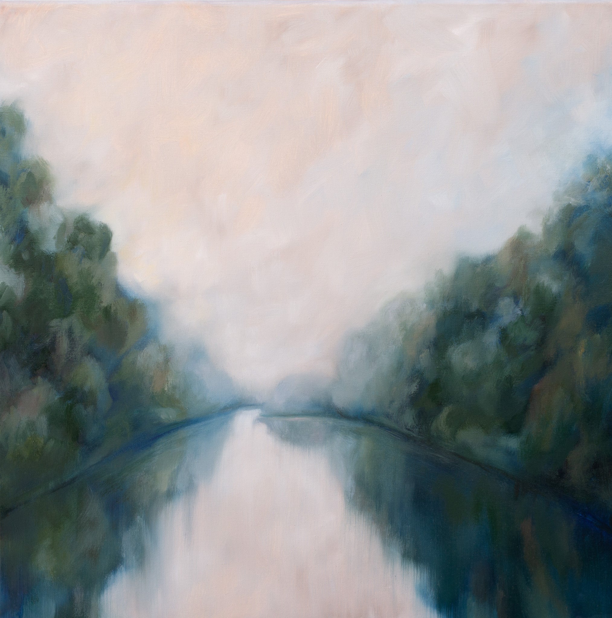 Deep and Far - 24x24" Oil on Linen