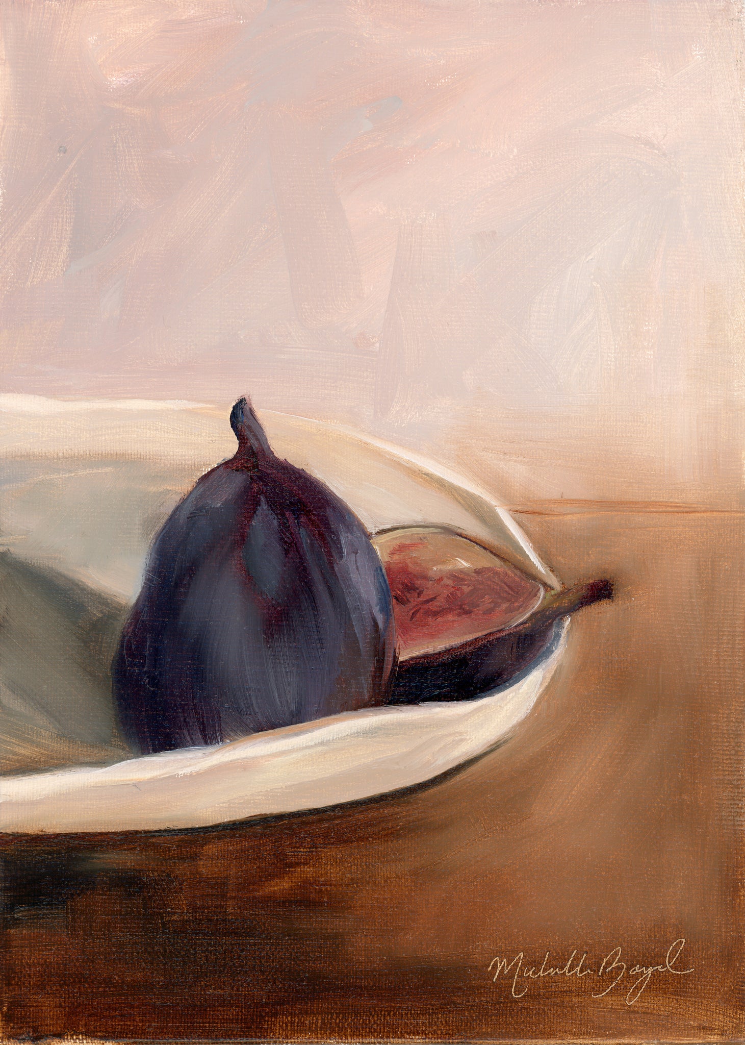 Figgy Friends - 5x7" Oil on Panel