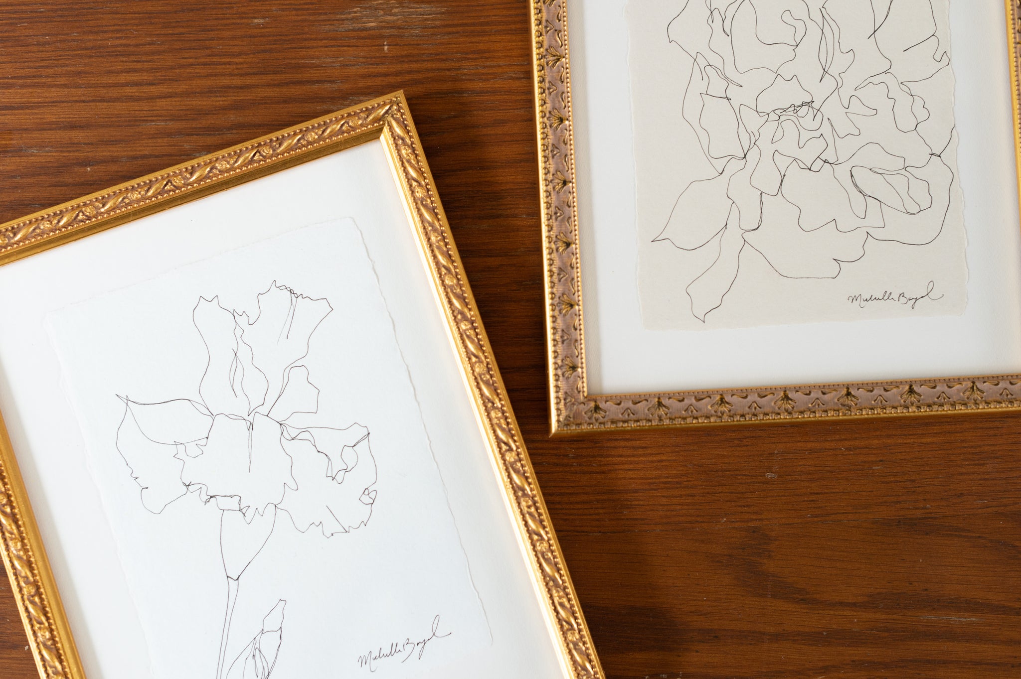 Custom Framed Sketch - The Iris
