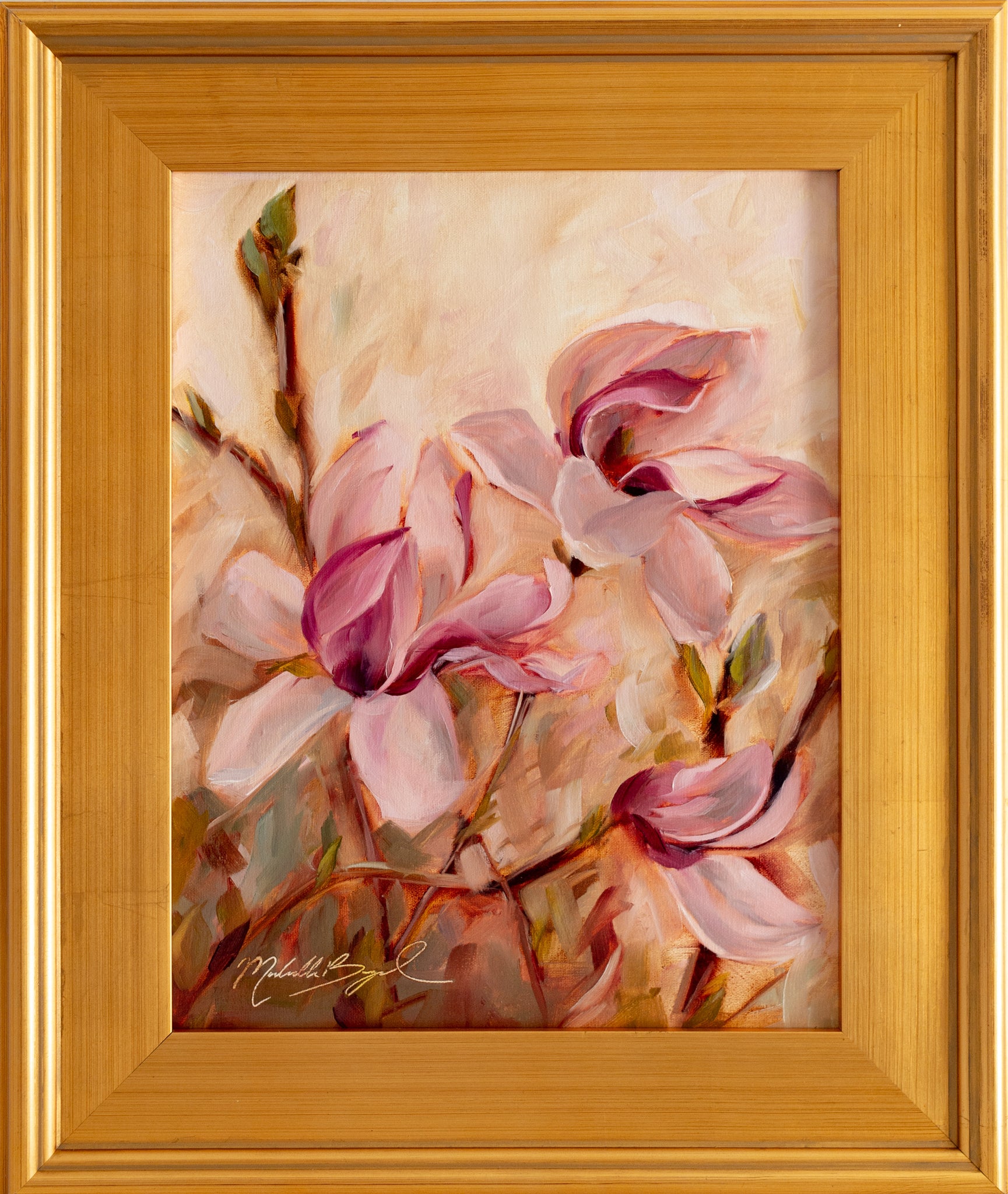 Arrives Boldly - 11x14" Framed Oil Painting