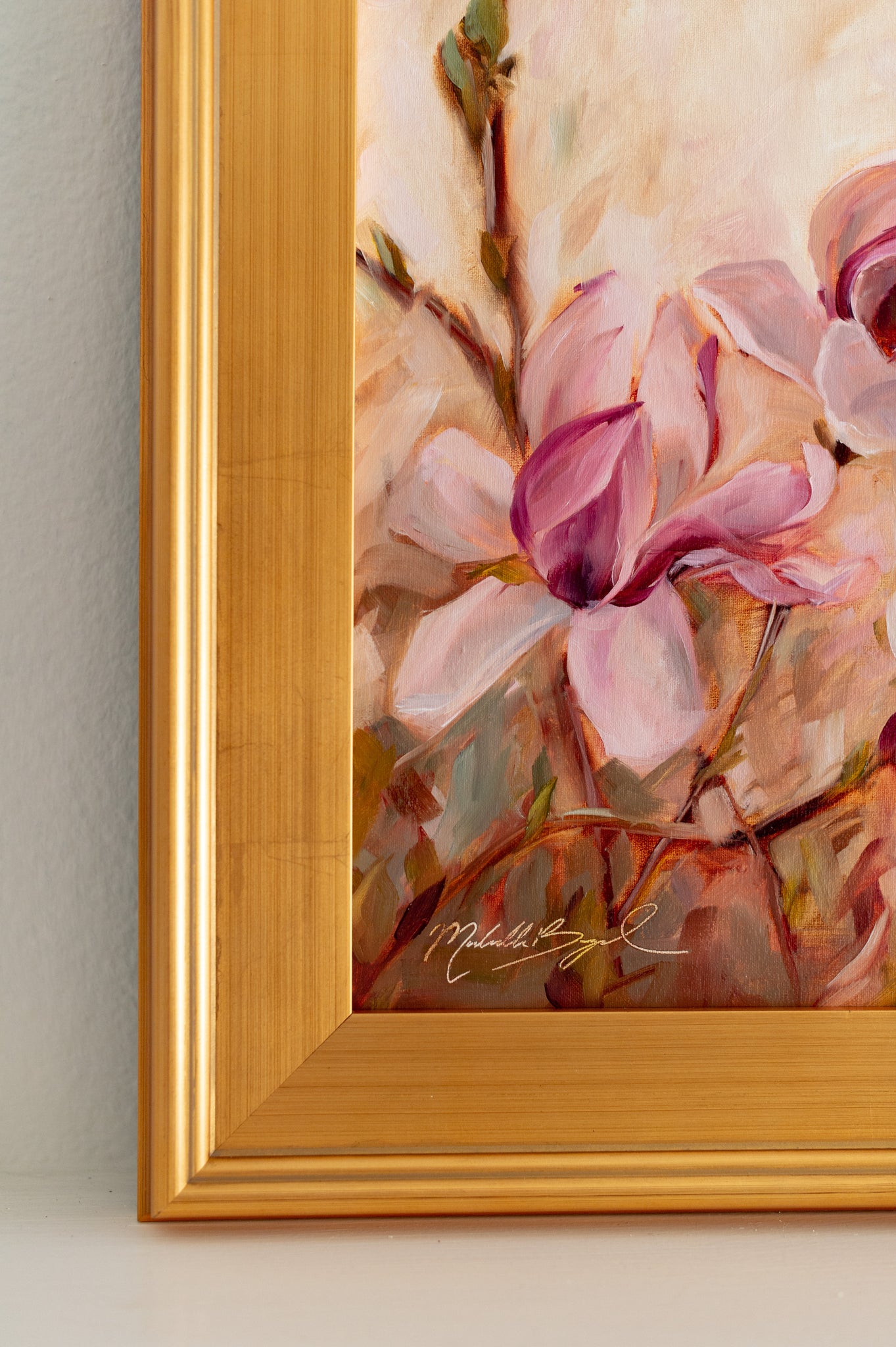 Arrives Boldly - 11x14" Framed Oil Painting