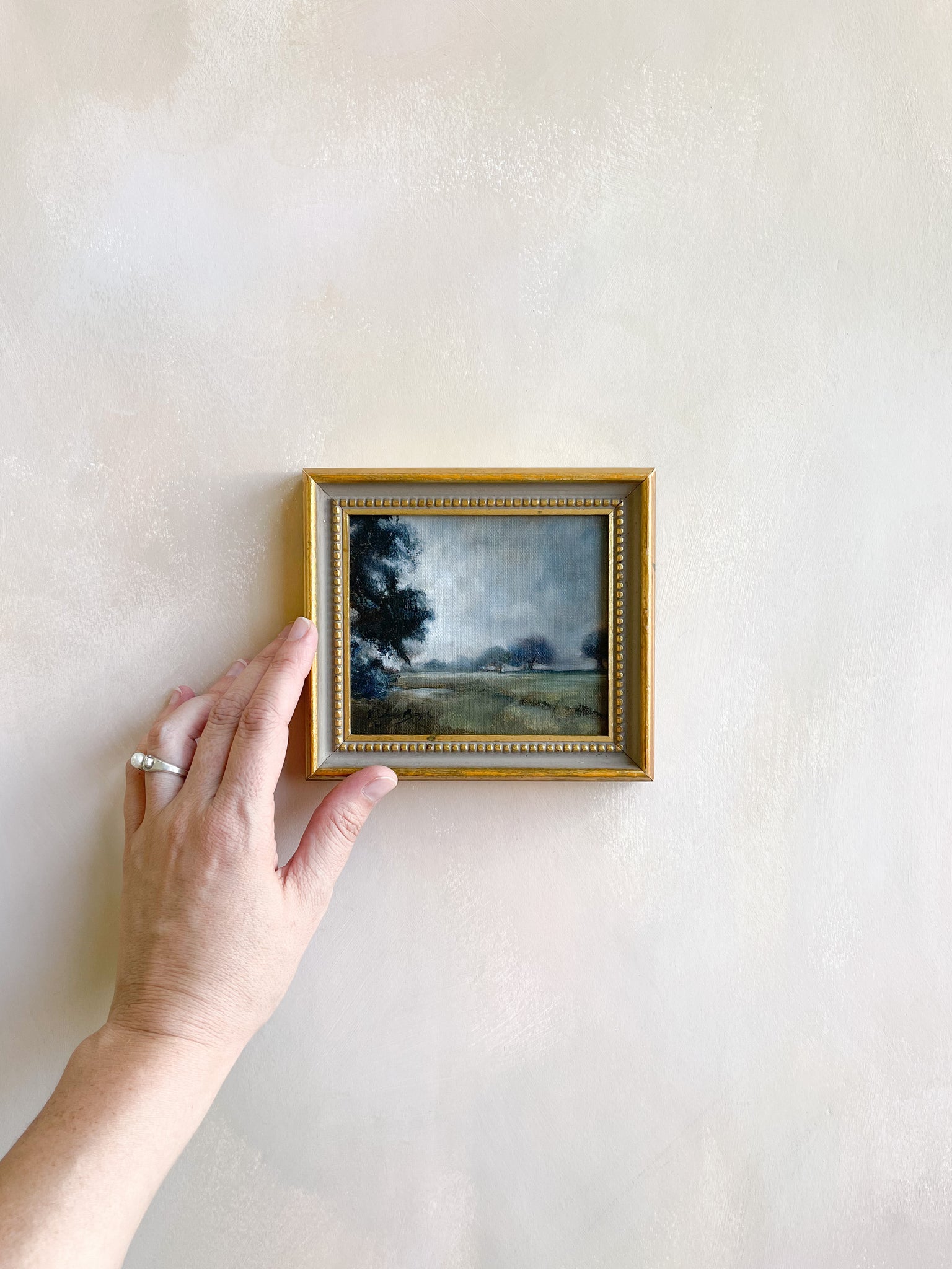 Mini Monday Painting #10 - Landscape in Antique Frame