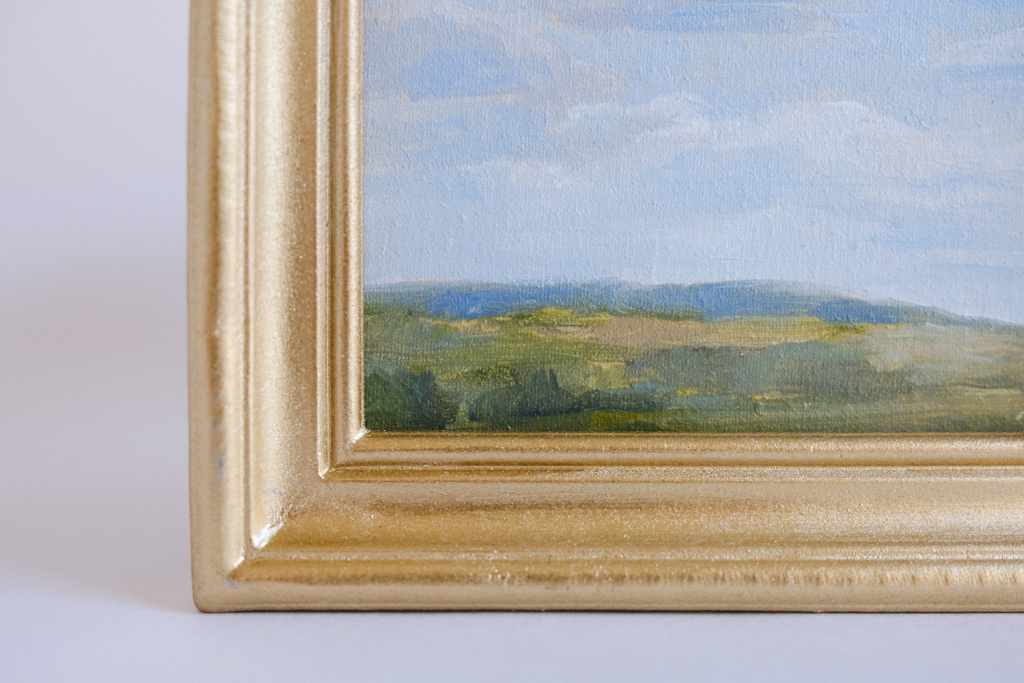 Hill Country Hilltop - 4x4" Original Oil Painting