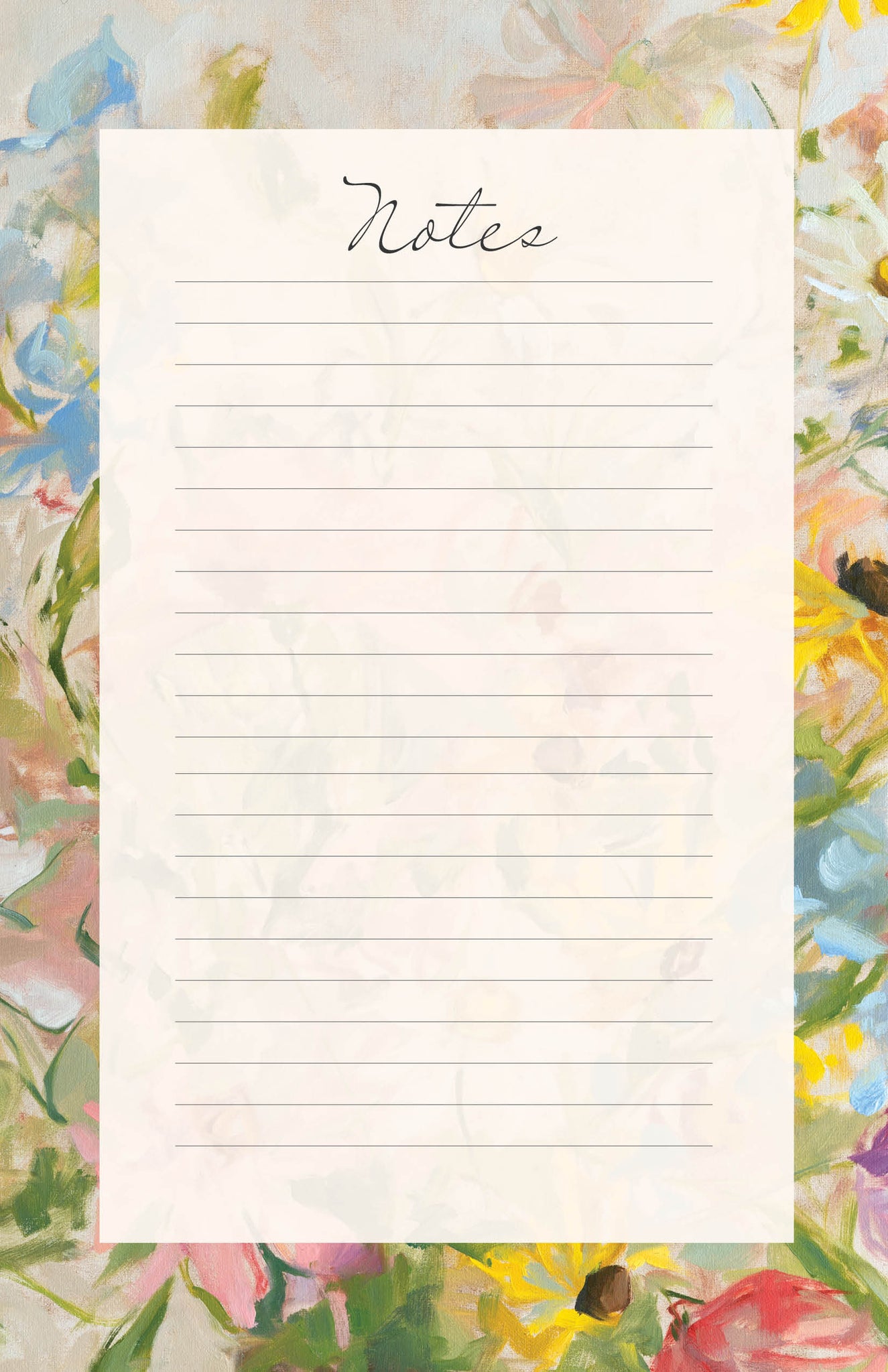 Small Floral Notepad - Summer