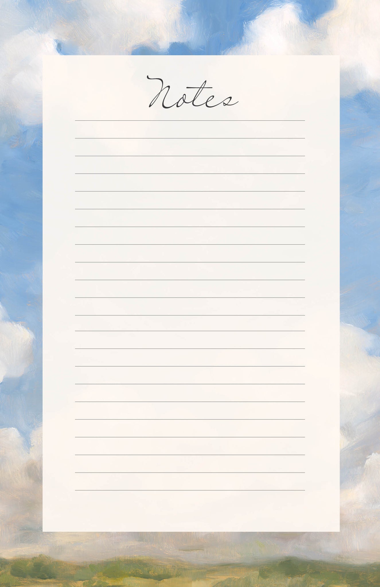 Small Sky Notepad