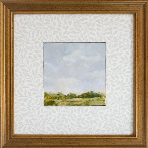 Being Patient (Study) - 4x4" Oil on Panel - Matted & Framed