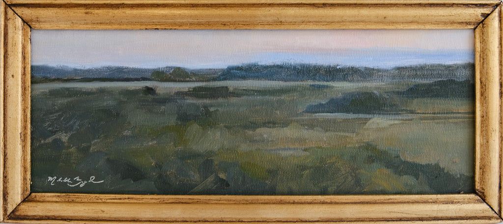 Change of Shift - 4x10" Original Oil Painting