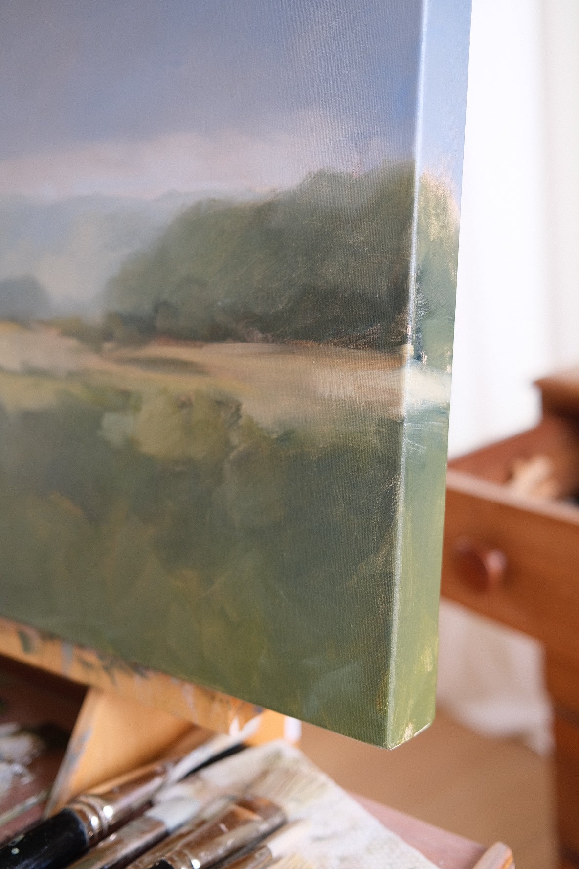 On the Other Side - 30x40" Original Oil Painting