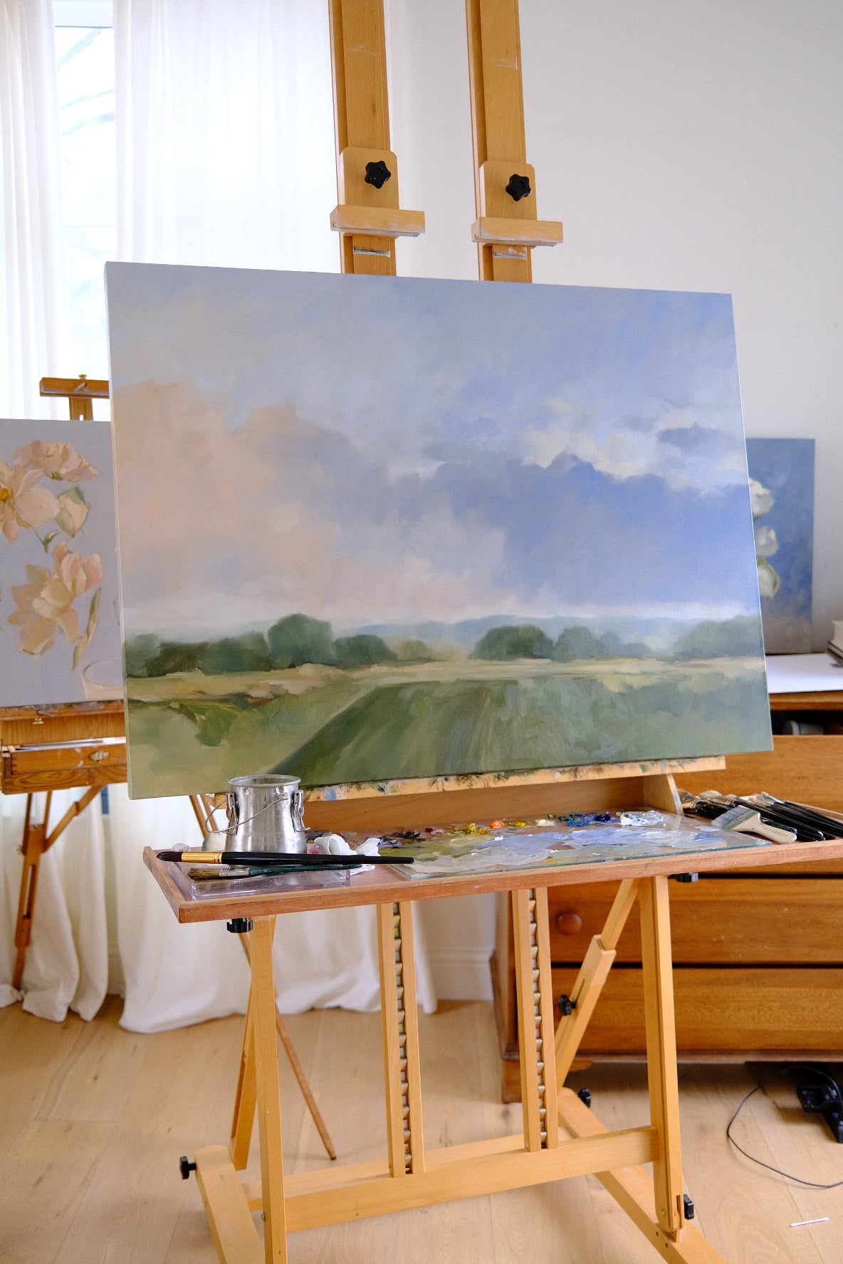 On the Other Side - 30x40" Original Oil Painting