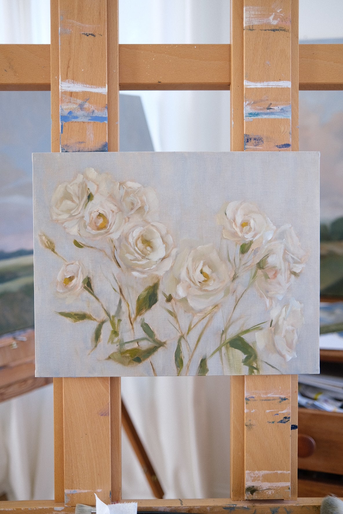 Spray Roses - 11x14" Original Oil Painting