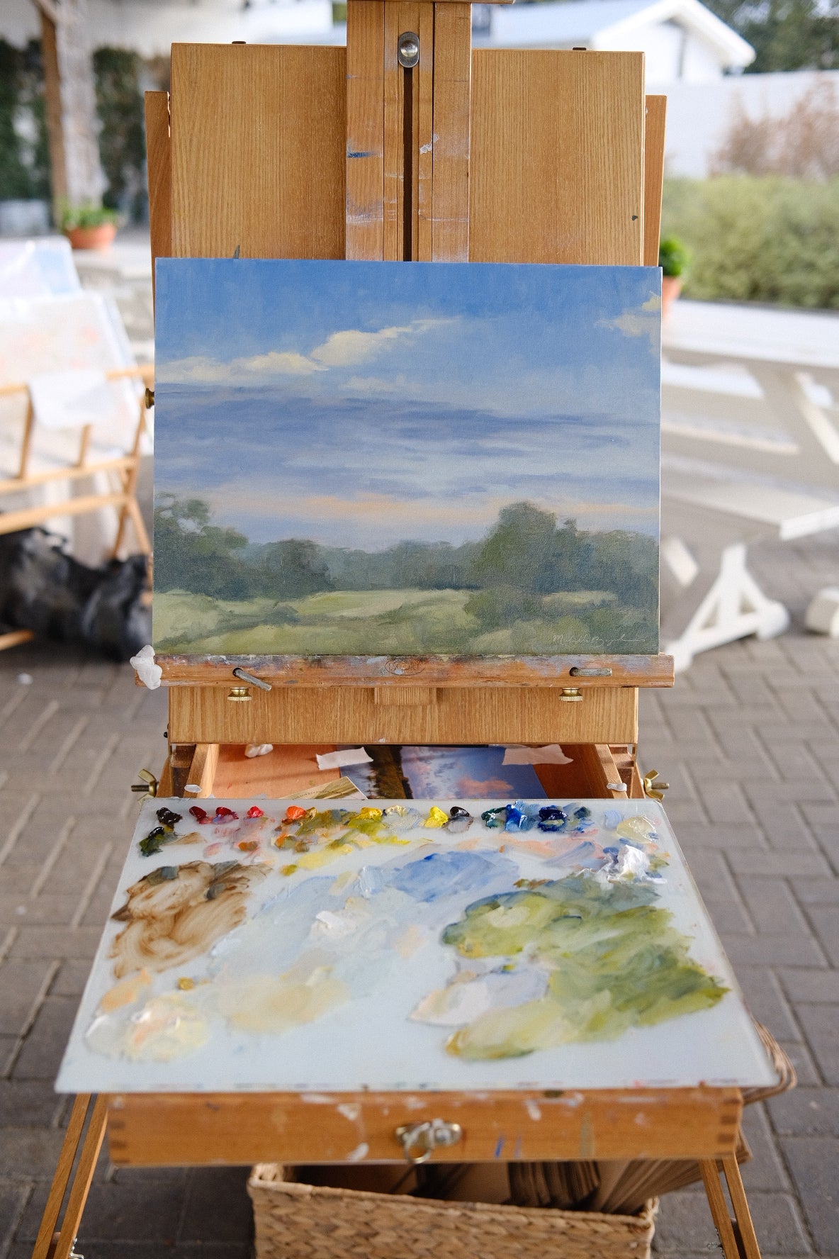 Romance in the Sky - 11x14" Original Oil Painting