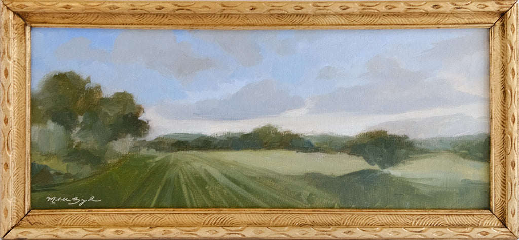 Front of the House- 5x12" Original Oil Painting