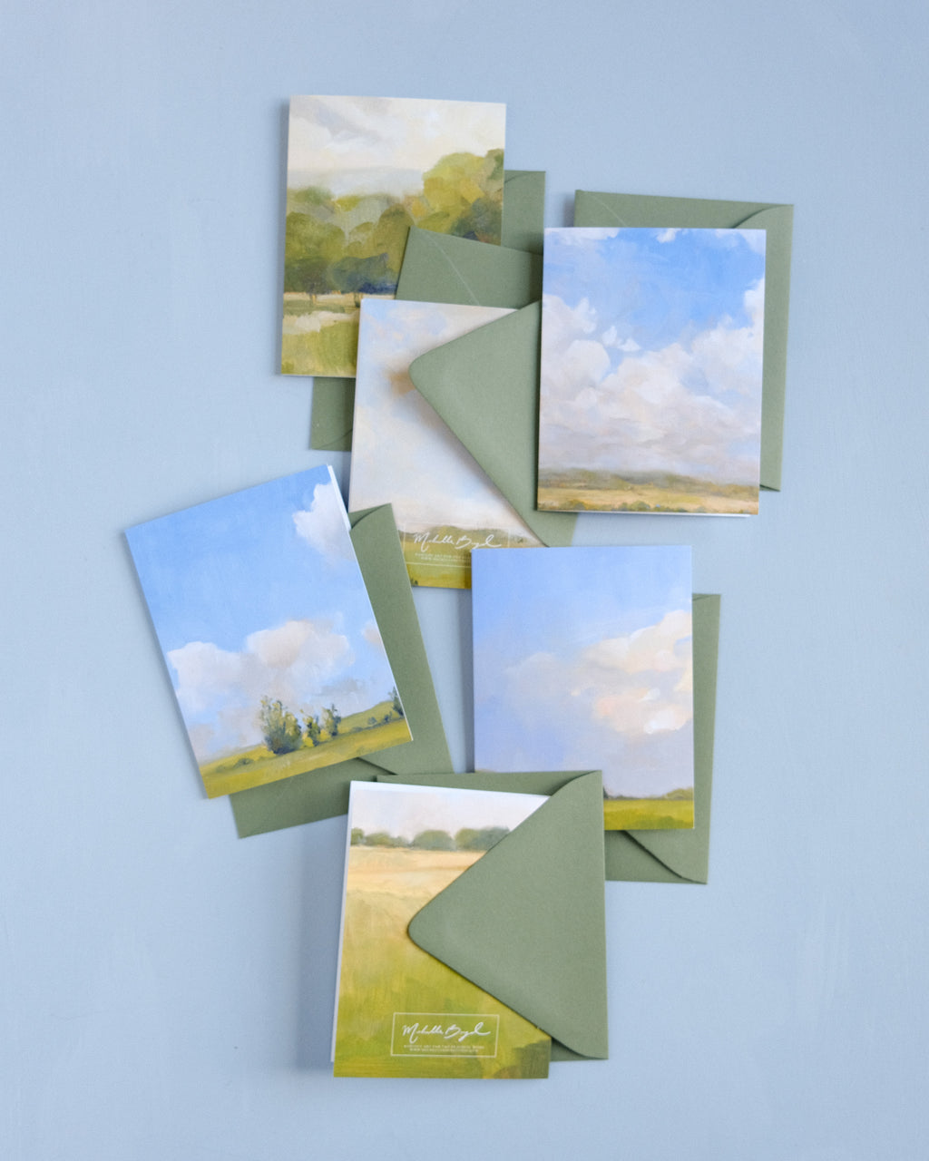 Land & Sky Stationery Cards - Set of 6