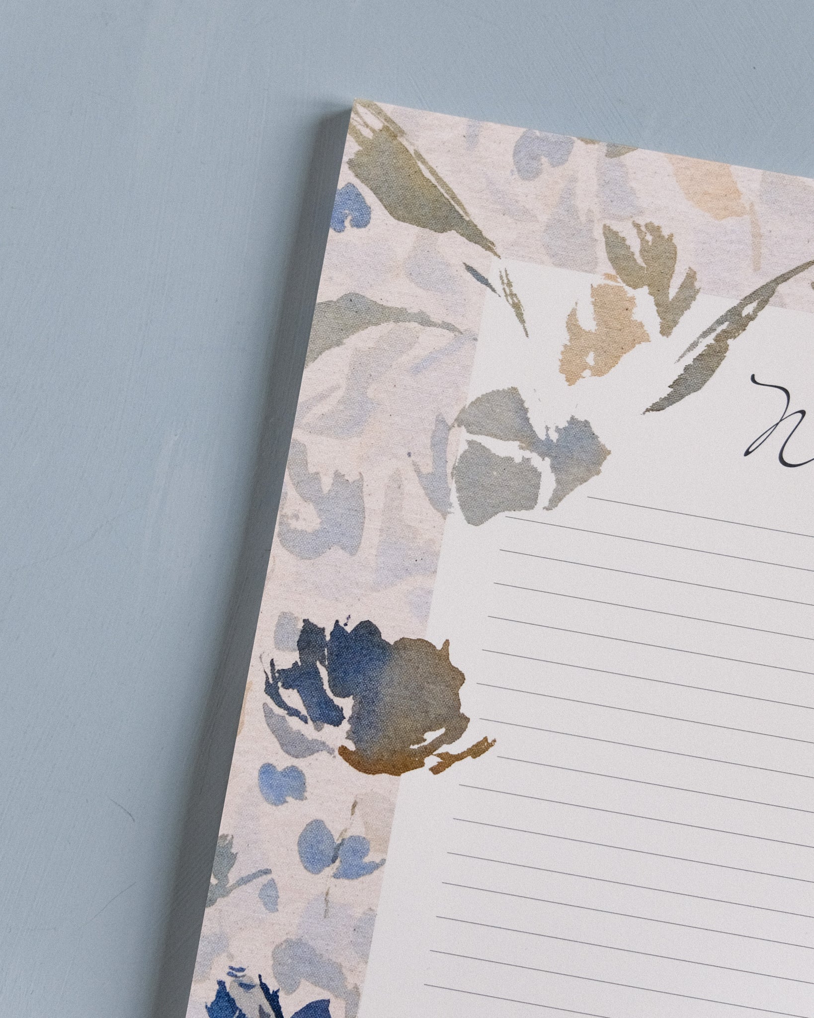 Large Floral Notepad