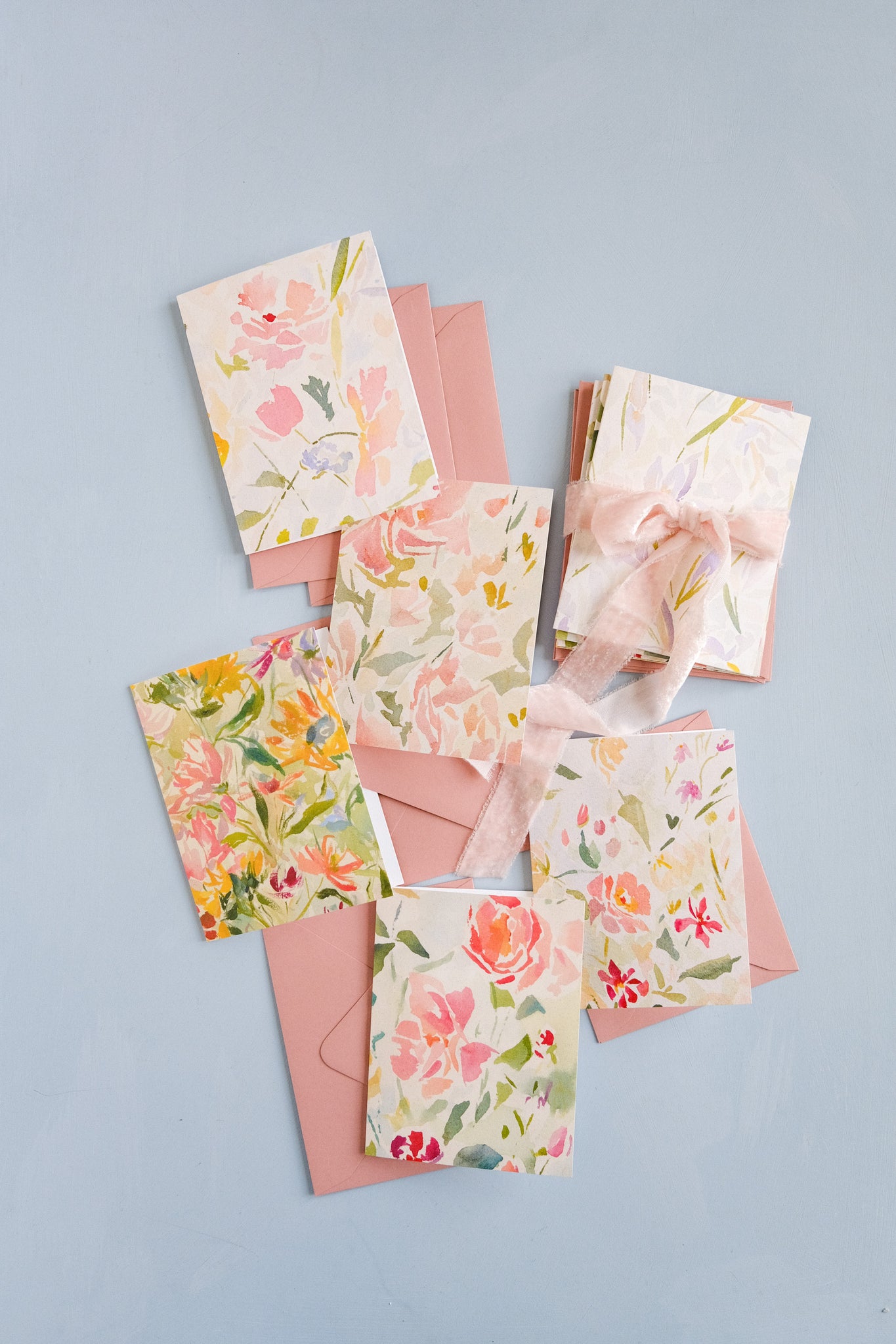 Joyful Gardens Stationery Cards - Set of 6