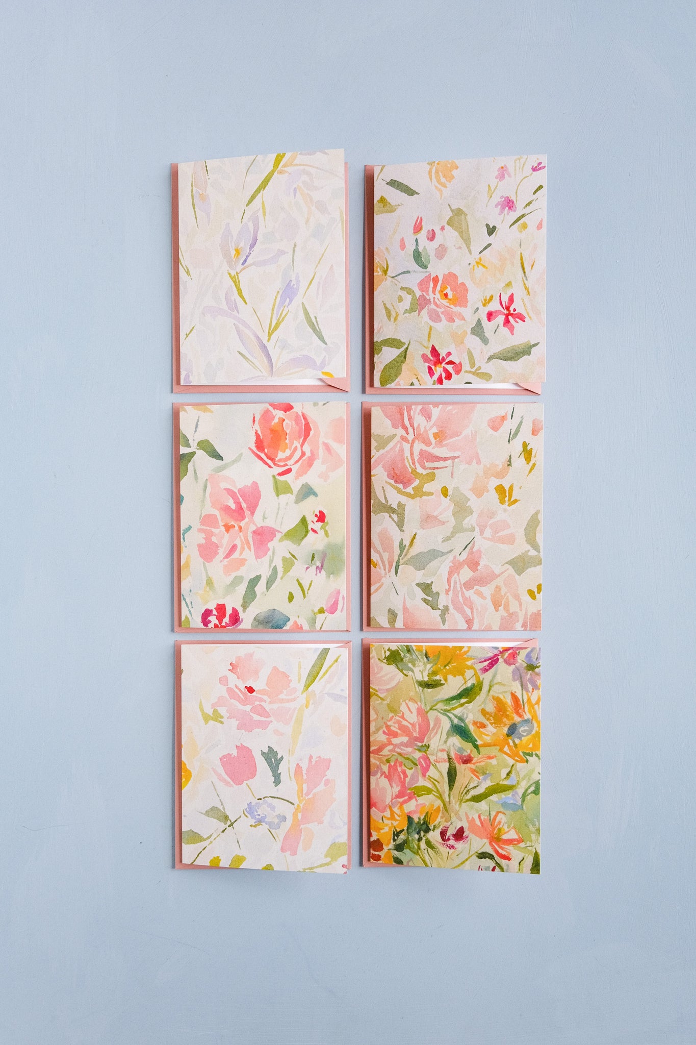 Joyful Gardens Stationery Cards - Set of 6