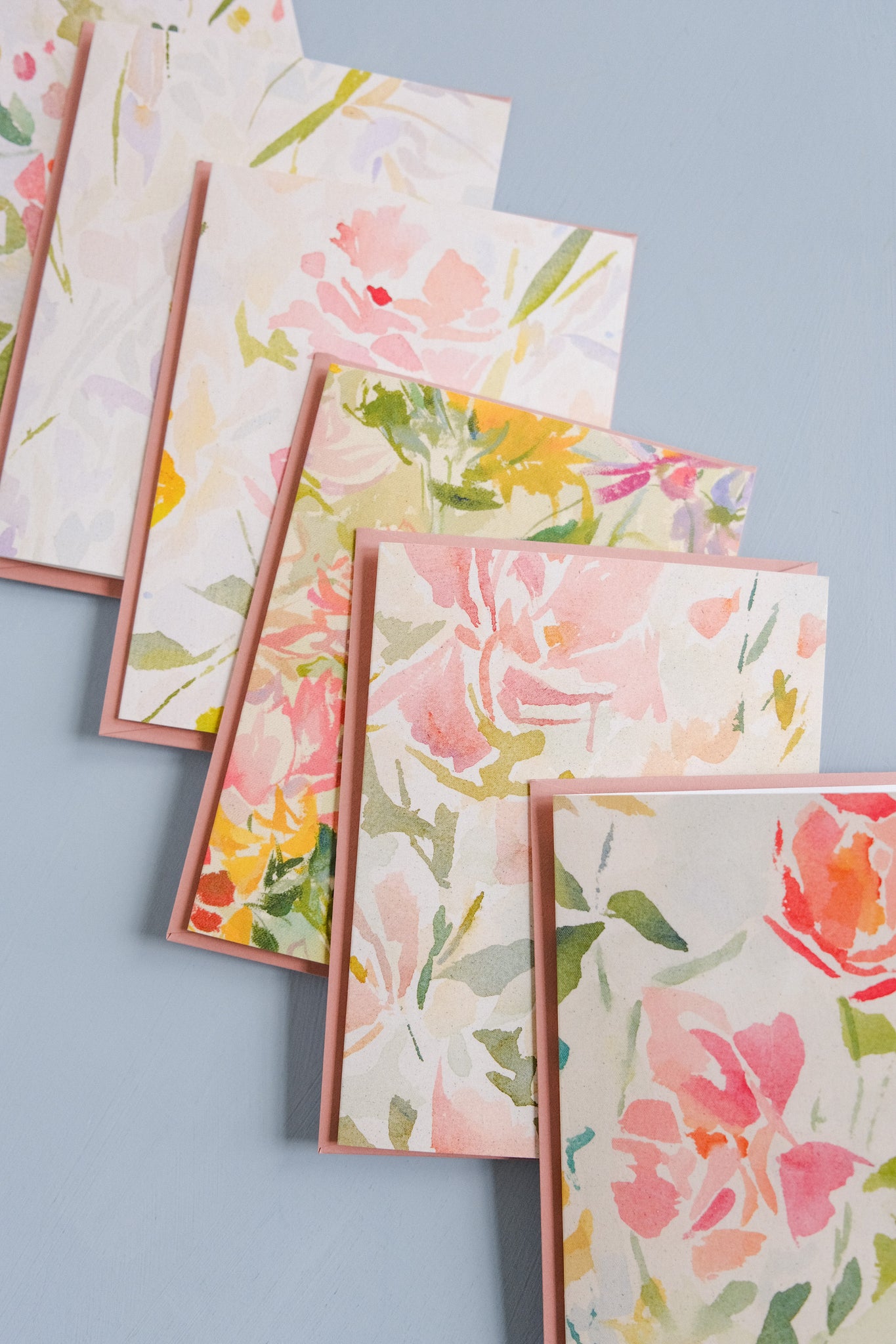 Joyful Gardens Stationery Cards - Set of 6