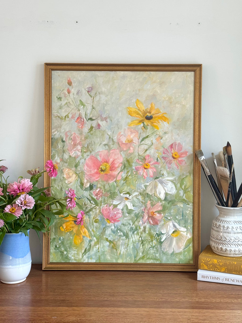 The Wright's Morning - 18x24" Original Oil Painting - Framed