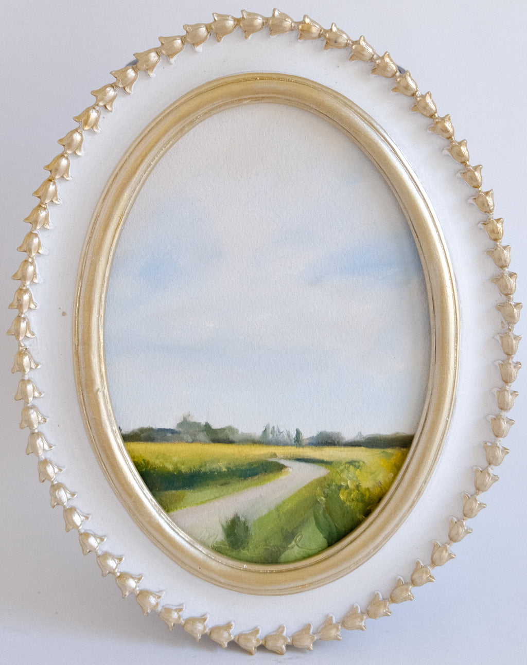 Les Fleurs de Colza - 5x7" Original Oil Painting