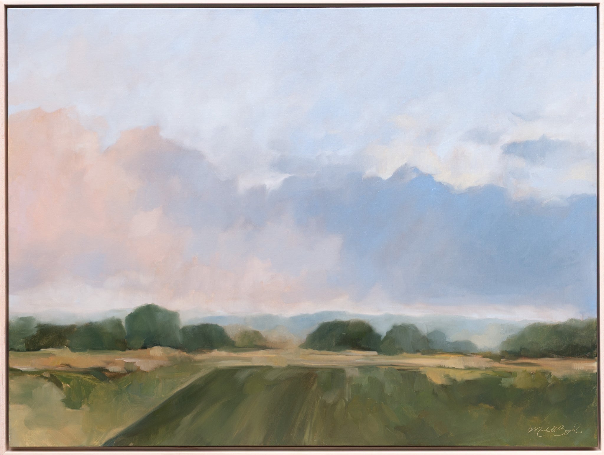 On the Other Side - 30x40" Original Oil Painting