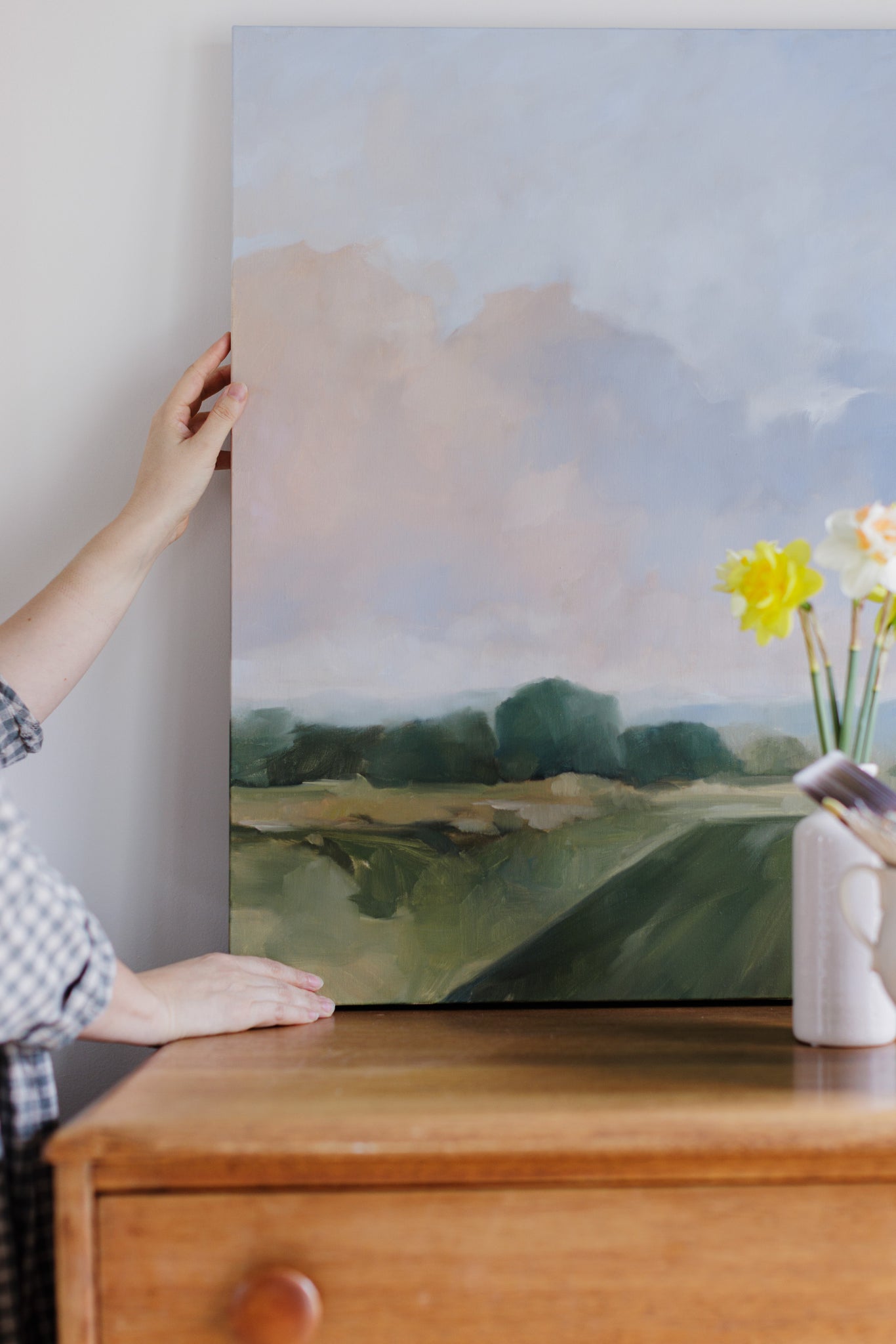 On the Other Side - 30x40" Original Oil Painting