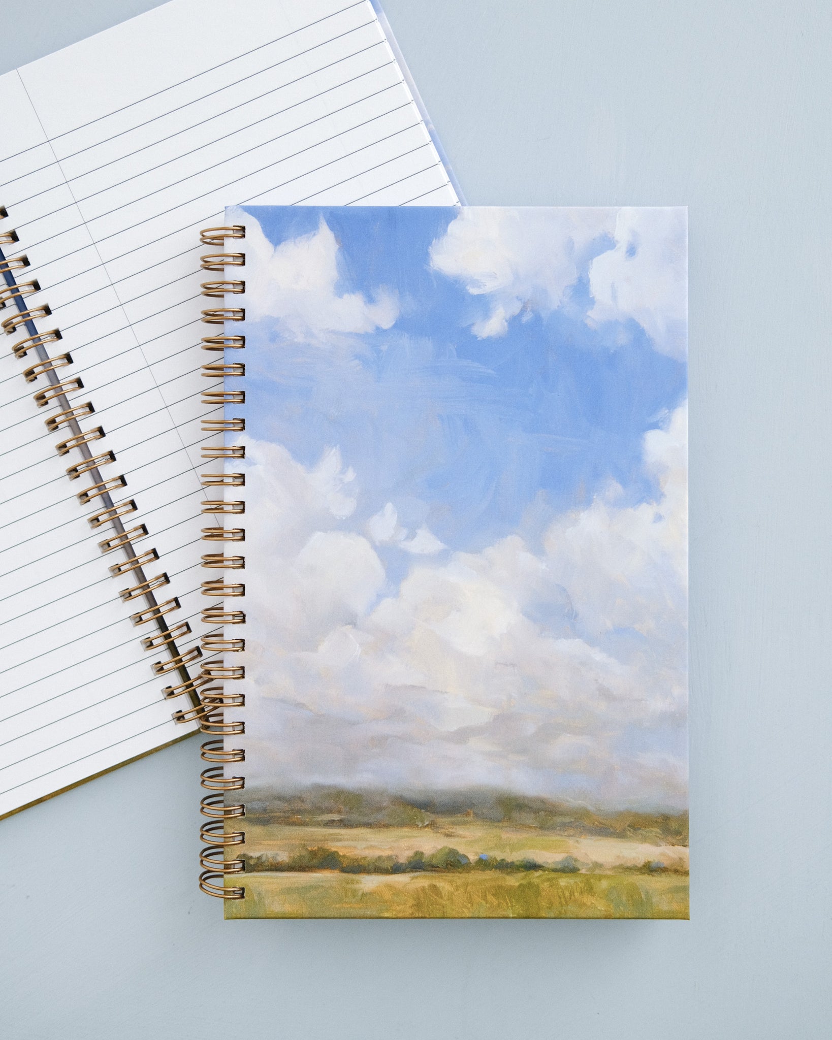 College Ruled Notebook - Blue Skies