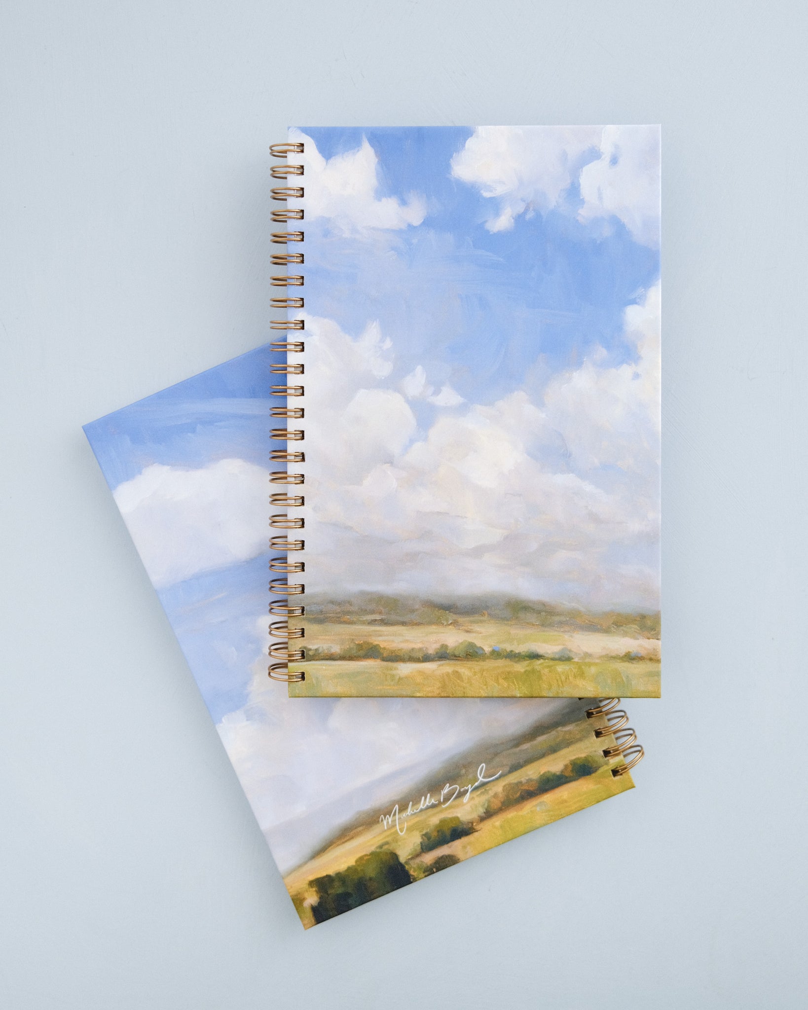 College Ruled Notebook - Blue Skies