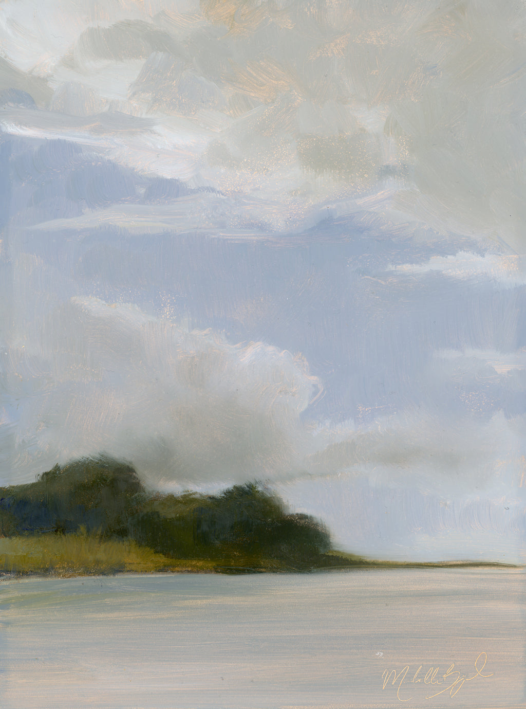 Bayou Breeze - 6x8" Oil on Panel