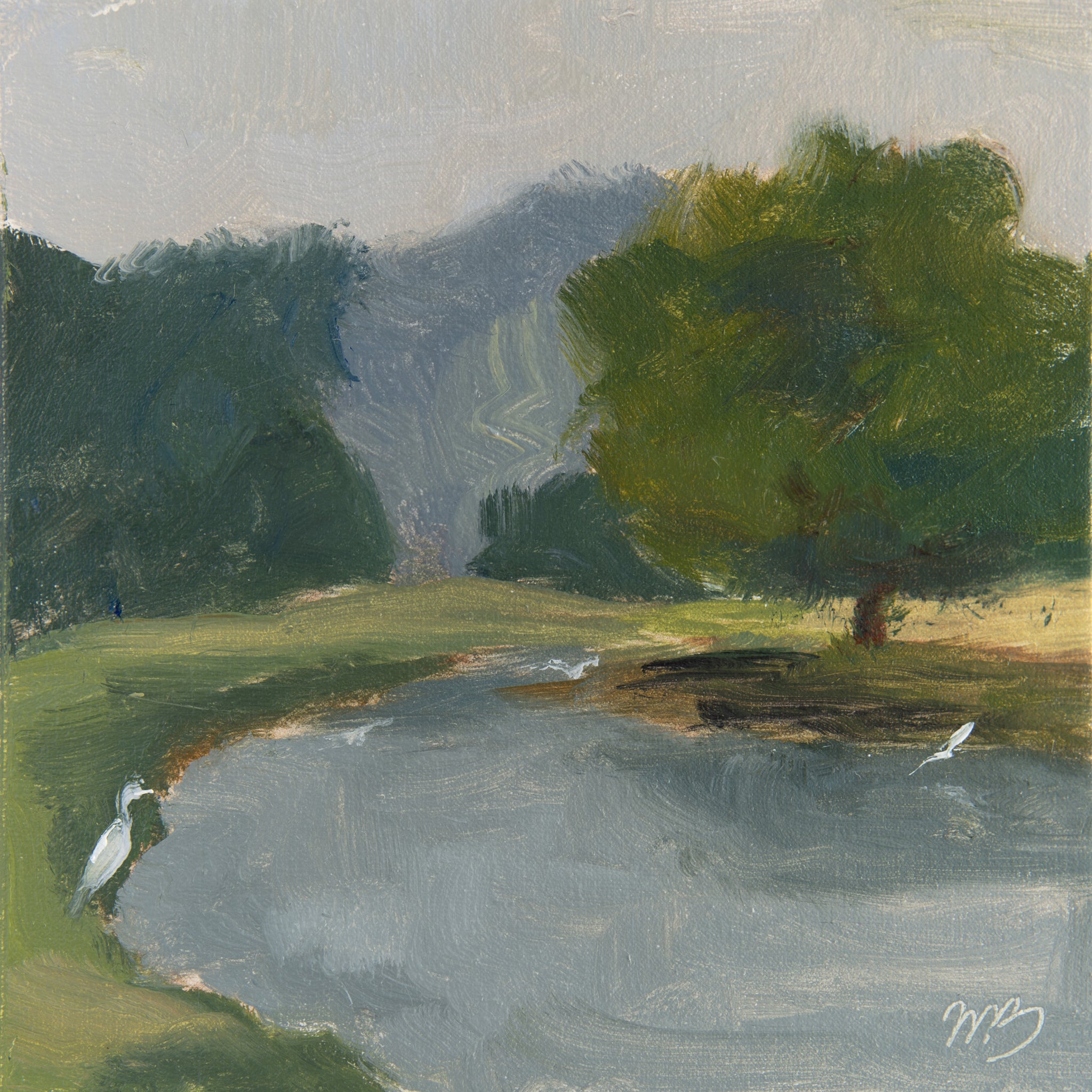 Pond at Morning - Print