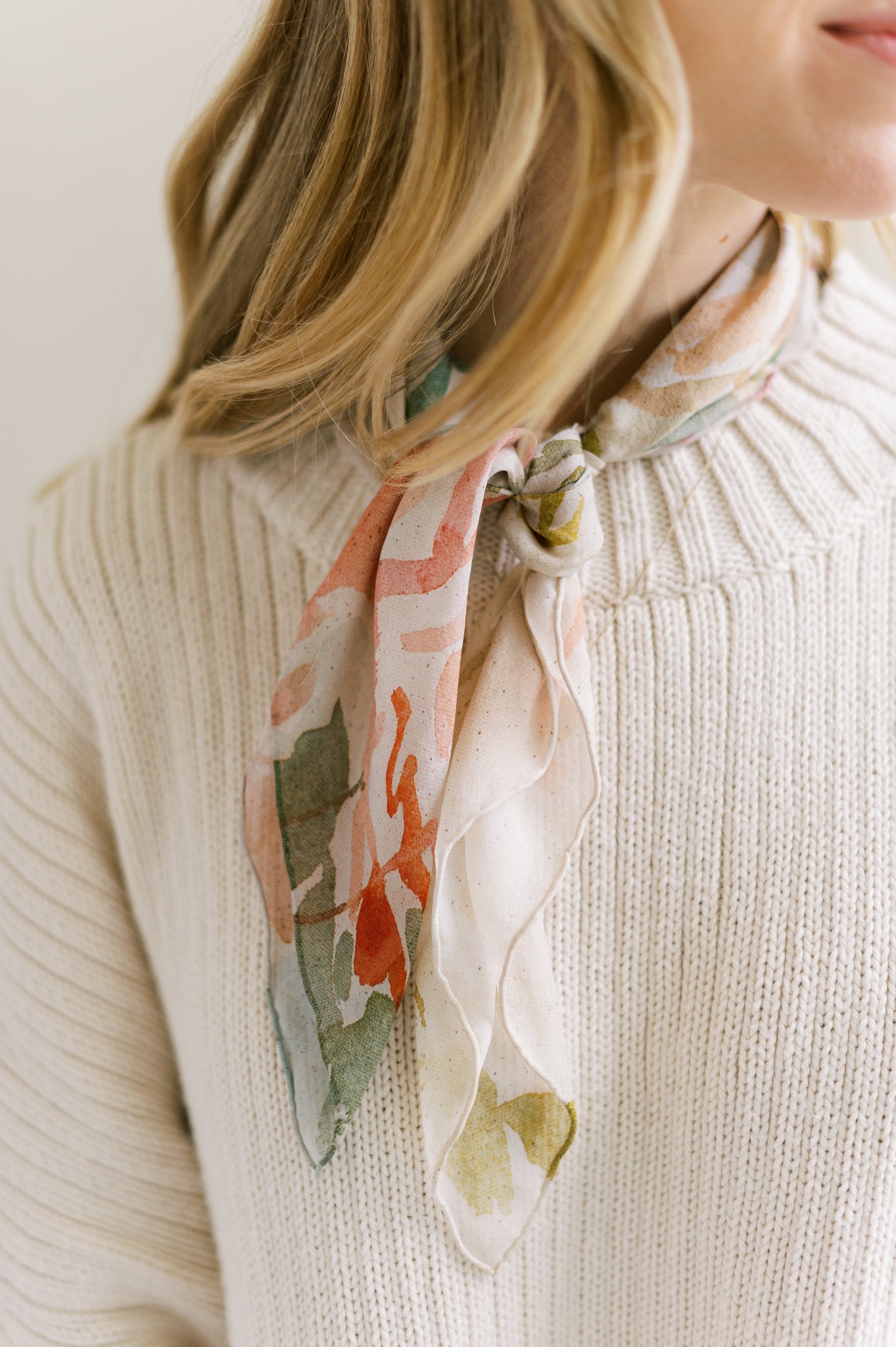 My All In Thee- Silk Chiffon Scarf