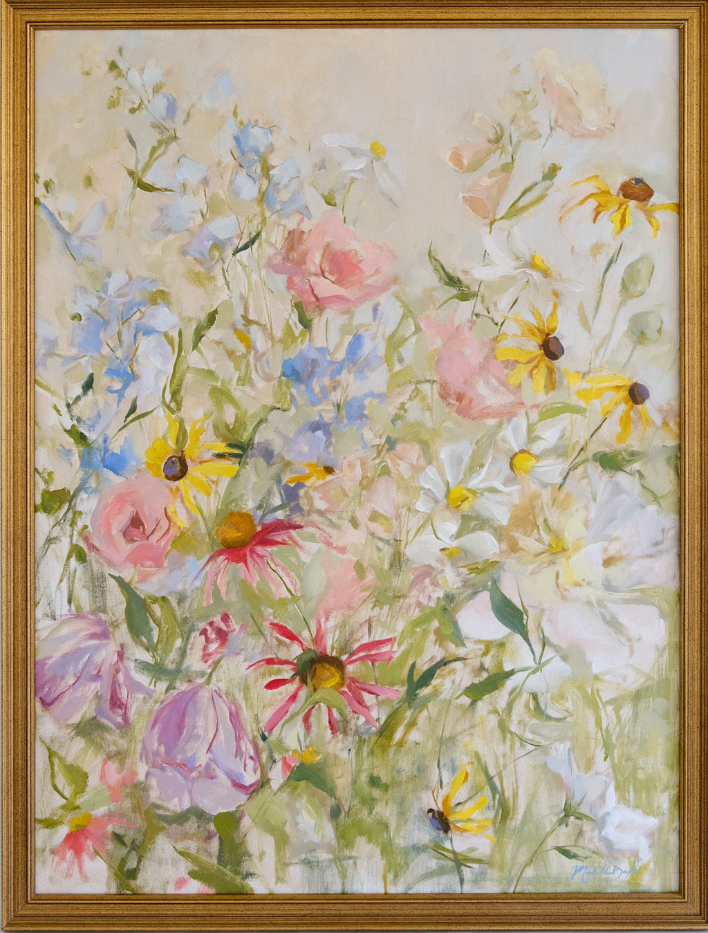 Summer Garden Goodies - 18x24" Original Oil Painting