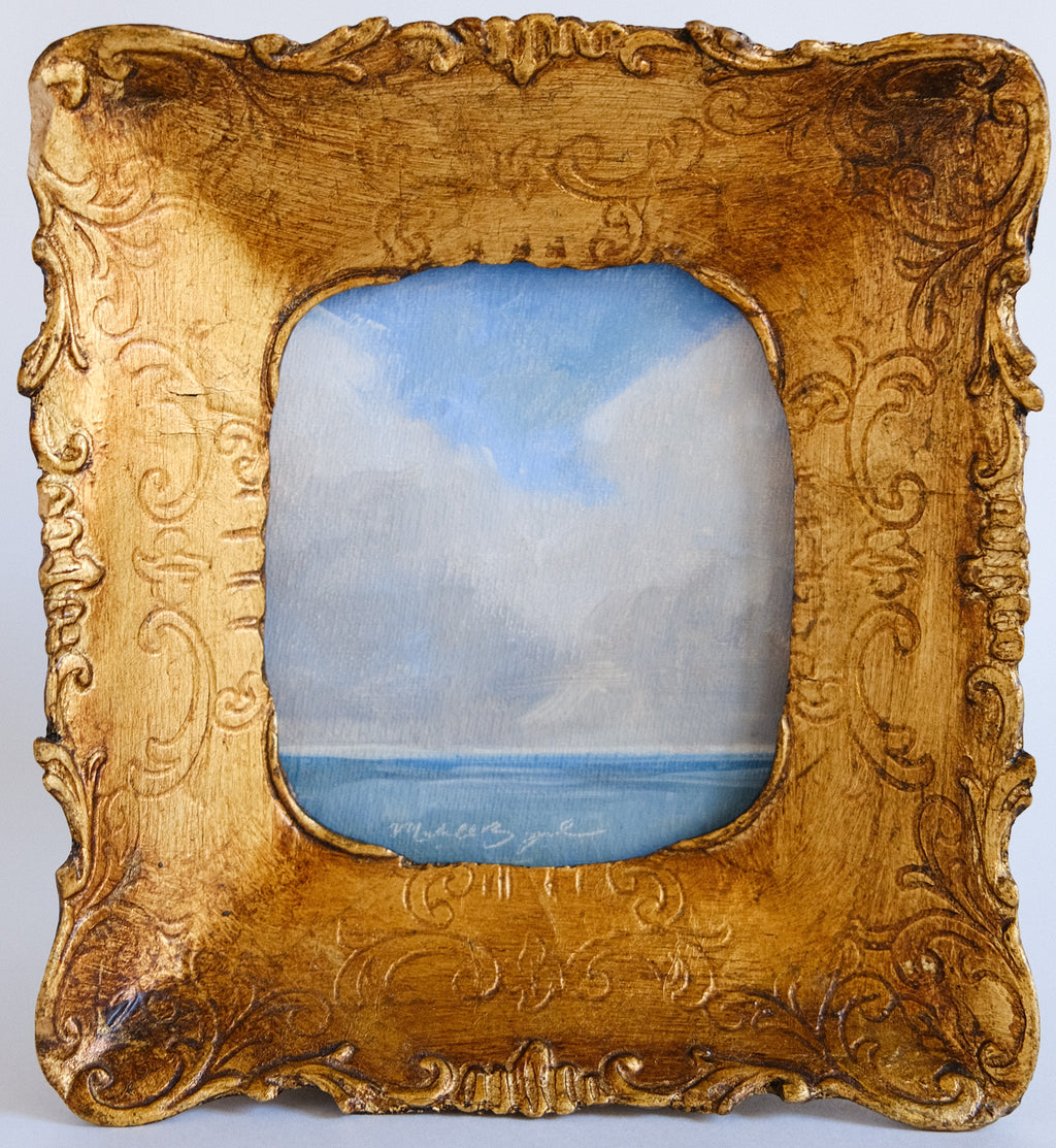 Stormchasers - 4x4.5" Original Oil Painting