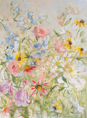 Summer Garden Goodies - 18x24" Original Oil Painting