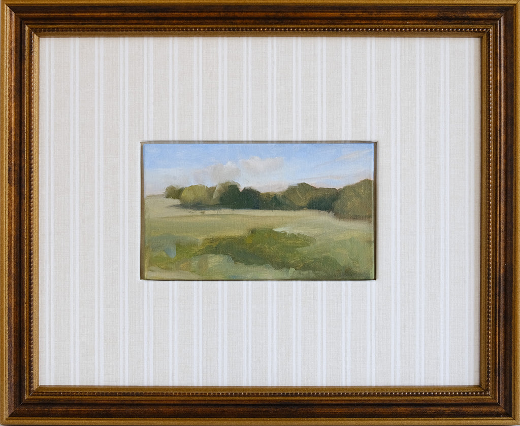 Texas Meadow - 3x5" Original Oil Painting