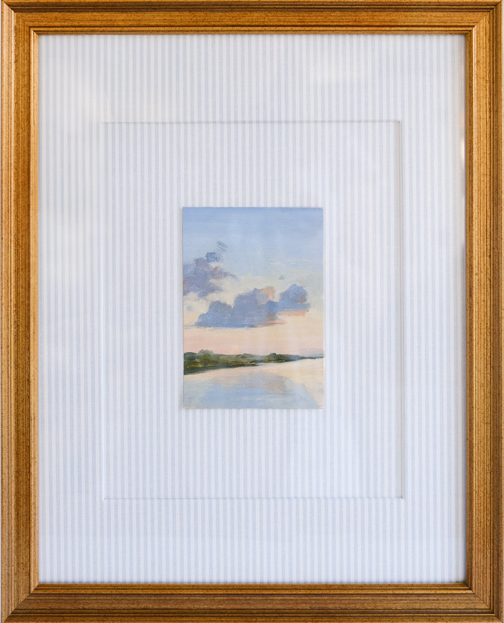 They Really Were Purple - 3.5x5" Original Oil Painting