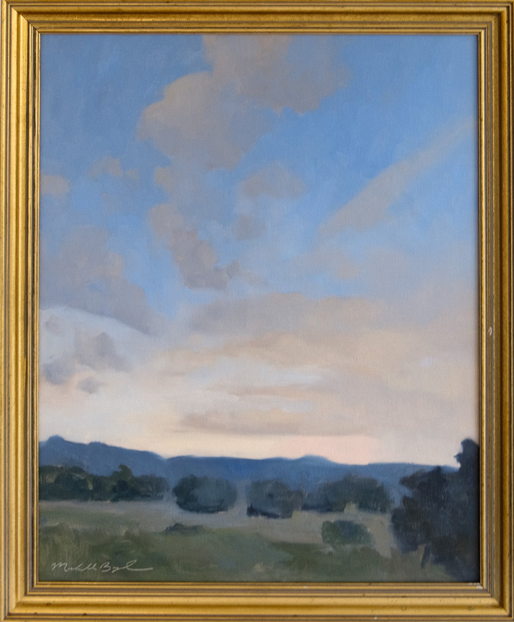 Ultramarine & Cerulean - 16x20" Original Oil Painting