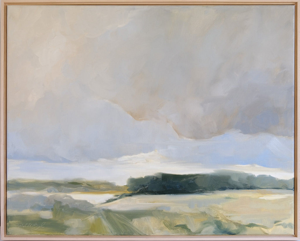 When The Sky Takes a Breath - 24x30" Original Oil Painting