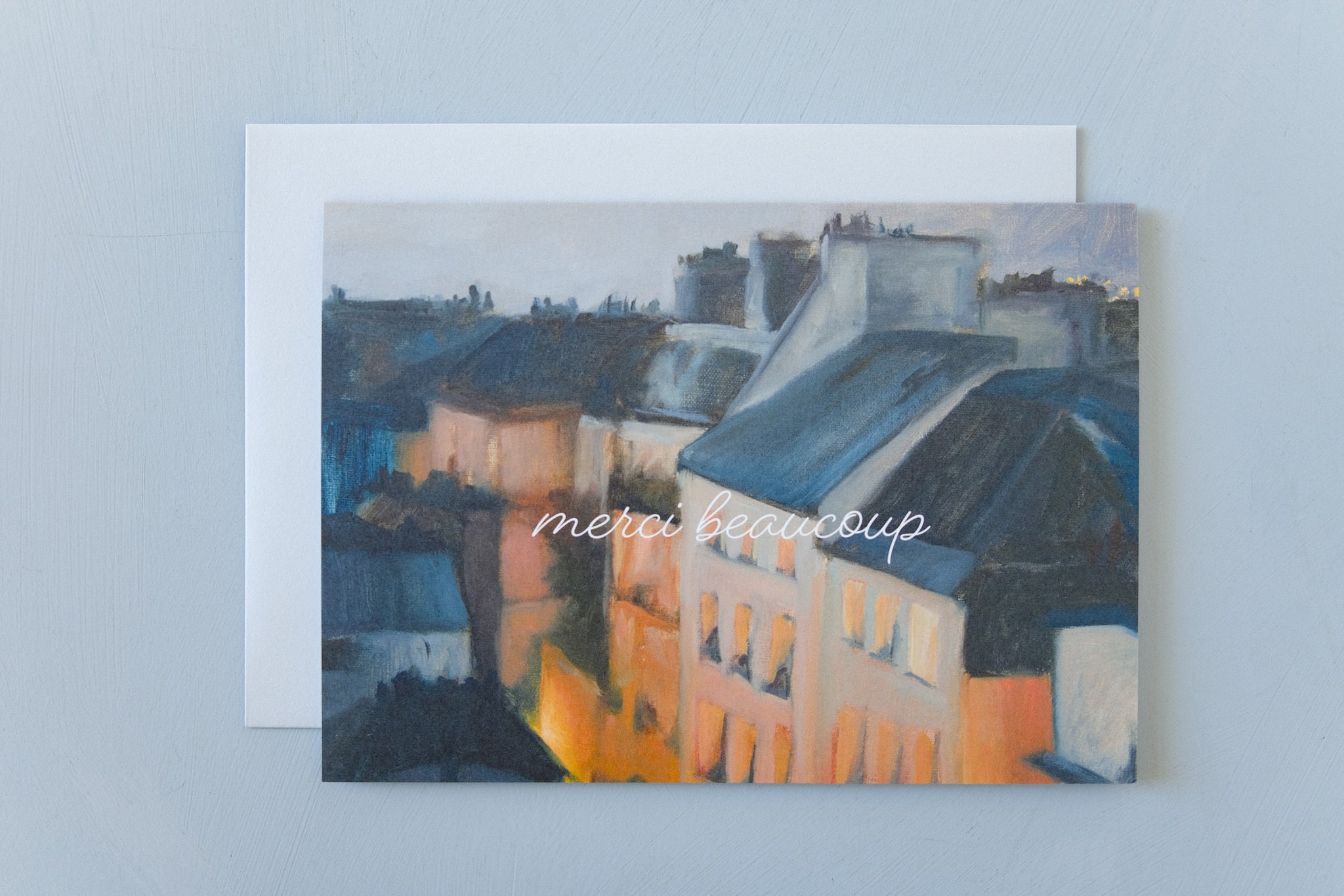 Greeting Card - Merci Beaucoup