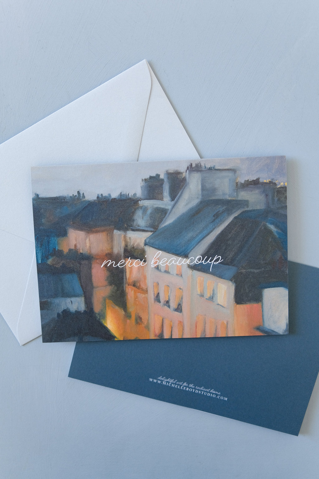 Greeting Card - Merci Beaucoup