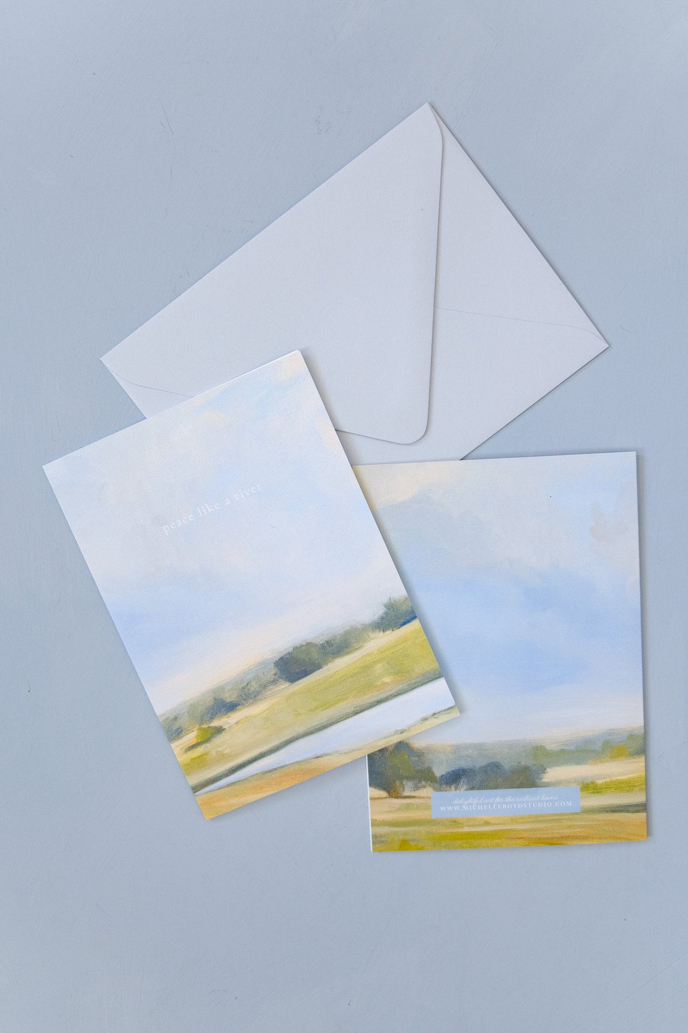 Greeting Card - Peace Like a River