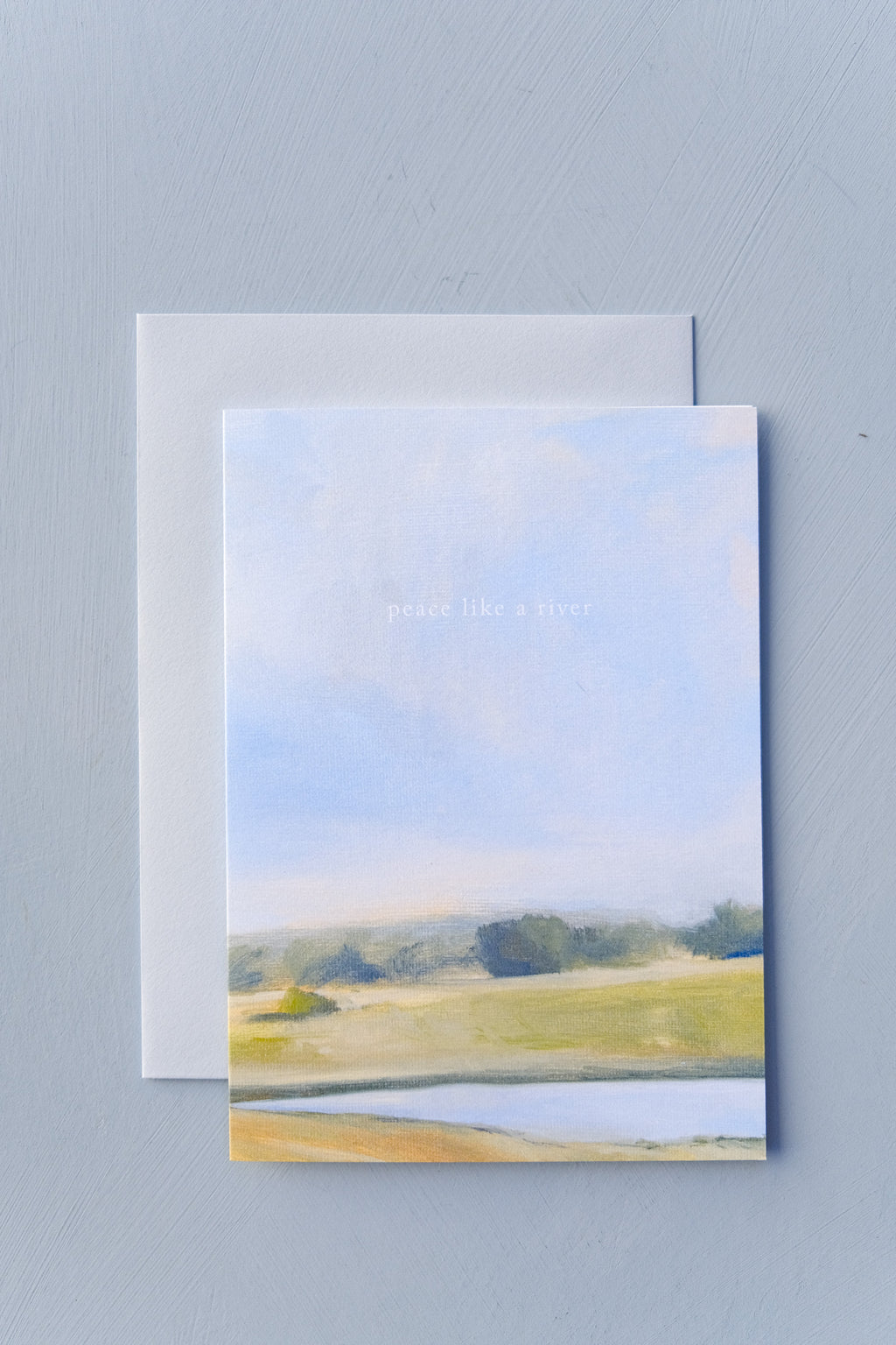 Greeting Card - Peace Like a River
