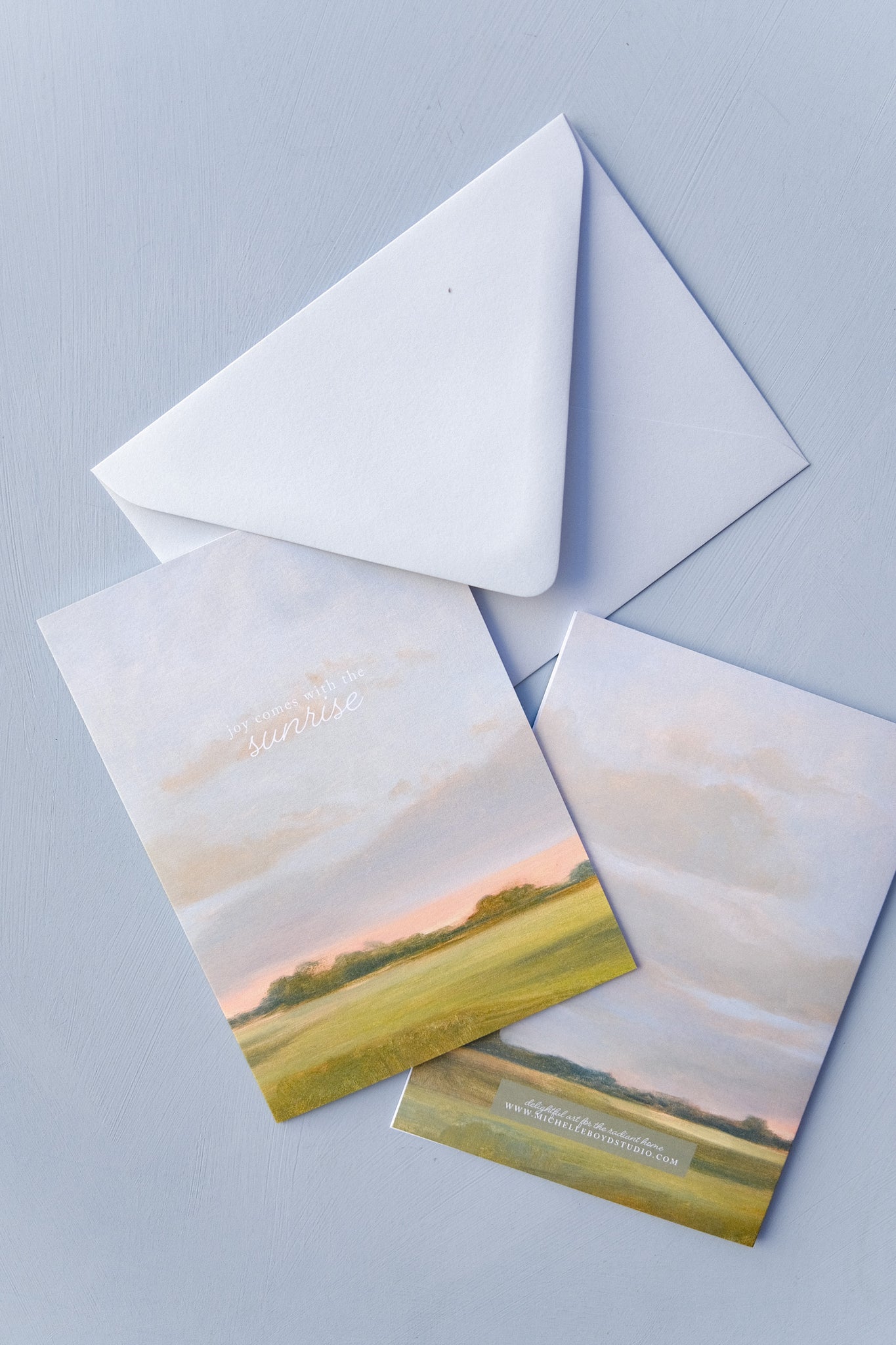 Greeting Card - Joy Comes With the Sunrise